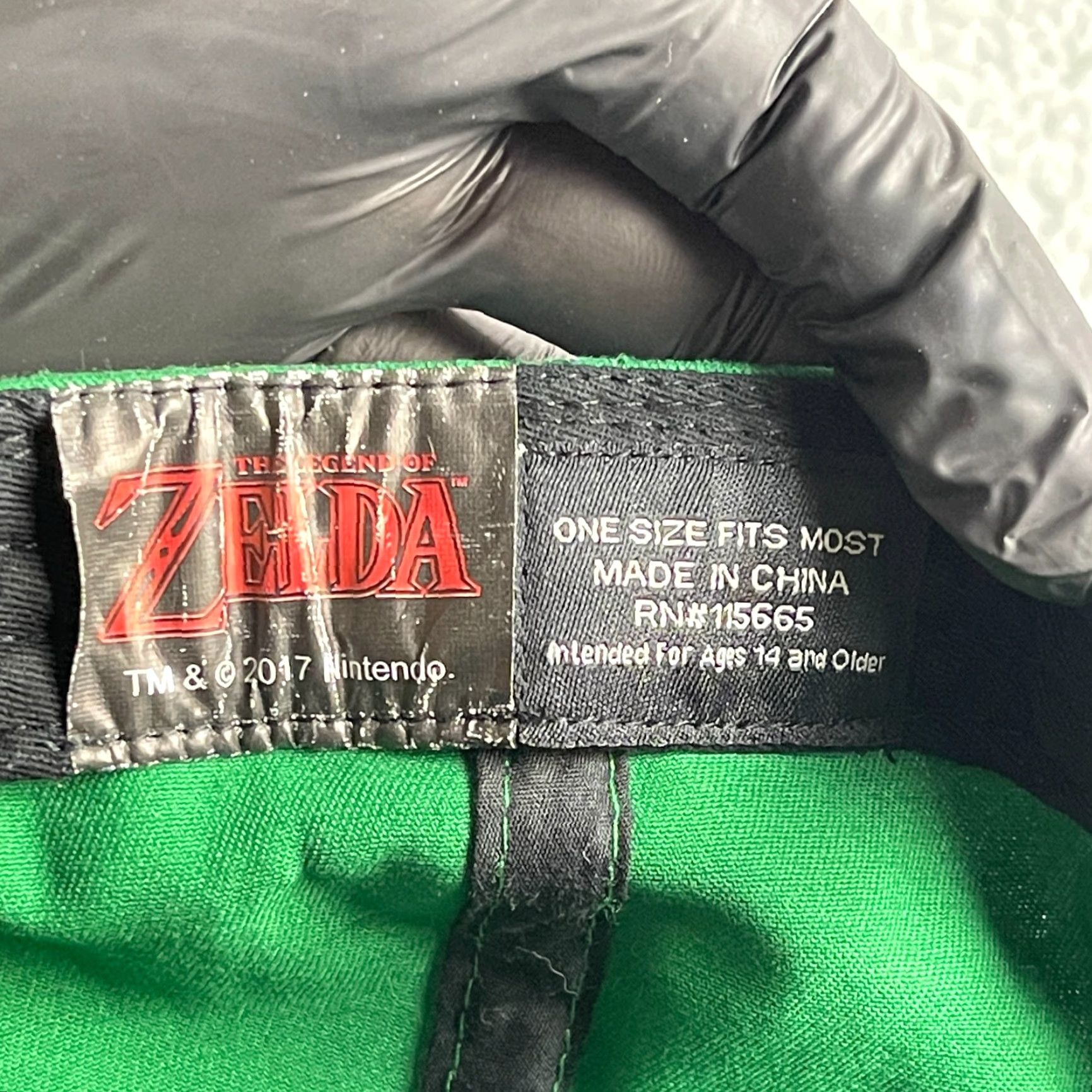 Vintage Zelda Snapback Hat Triforce Logo Green One Size Embroidered Adjustable Mens Adults Vintage: No Size ONE SIZE - 6 Thumbnail