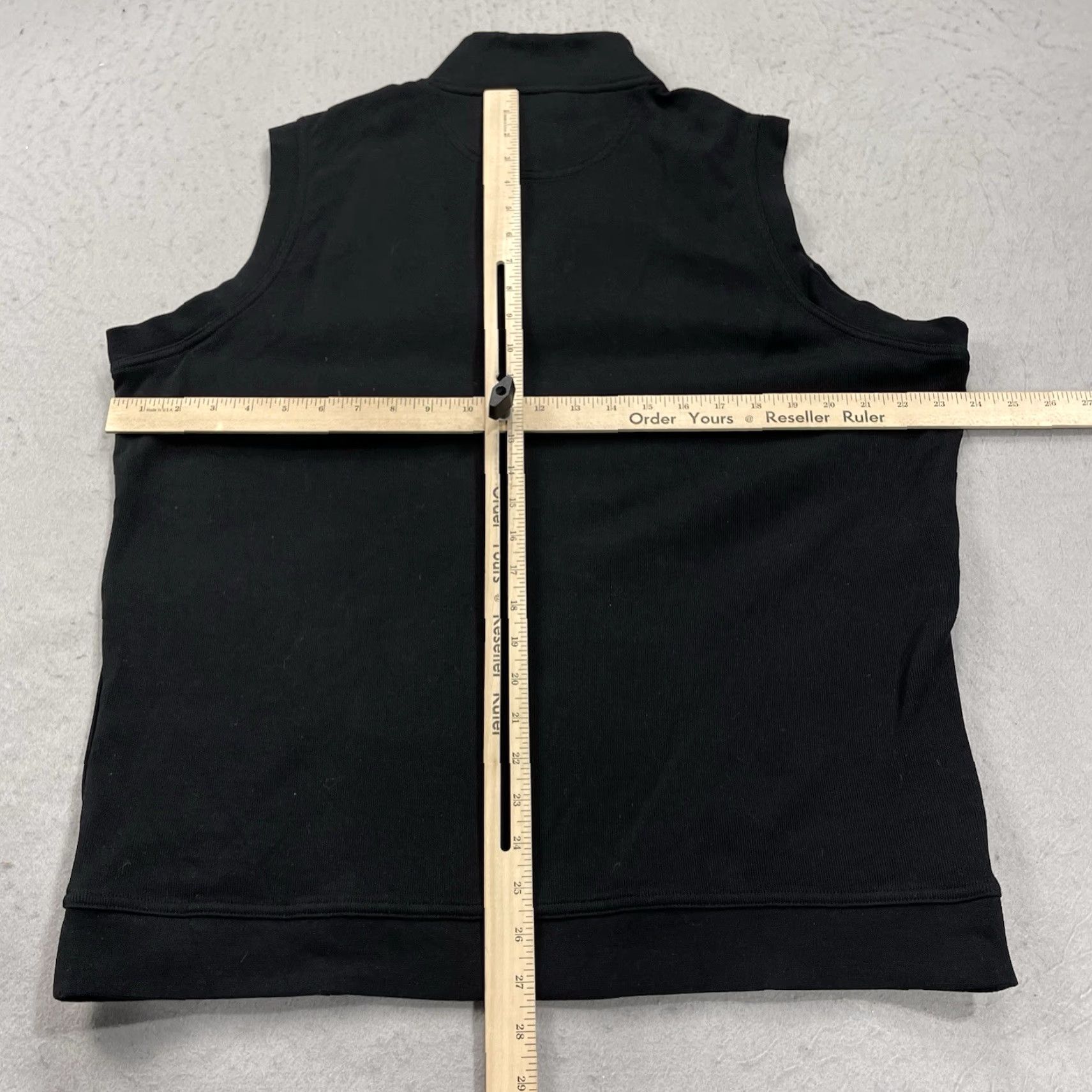 Vintage VINTAGE Ahead Vest Mens Large Black 1/4 Zip Golf Sweater Shirt Size US L / EU 52-54 / 3 - 6 Thumbnail