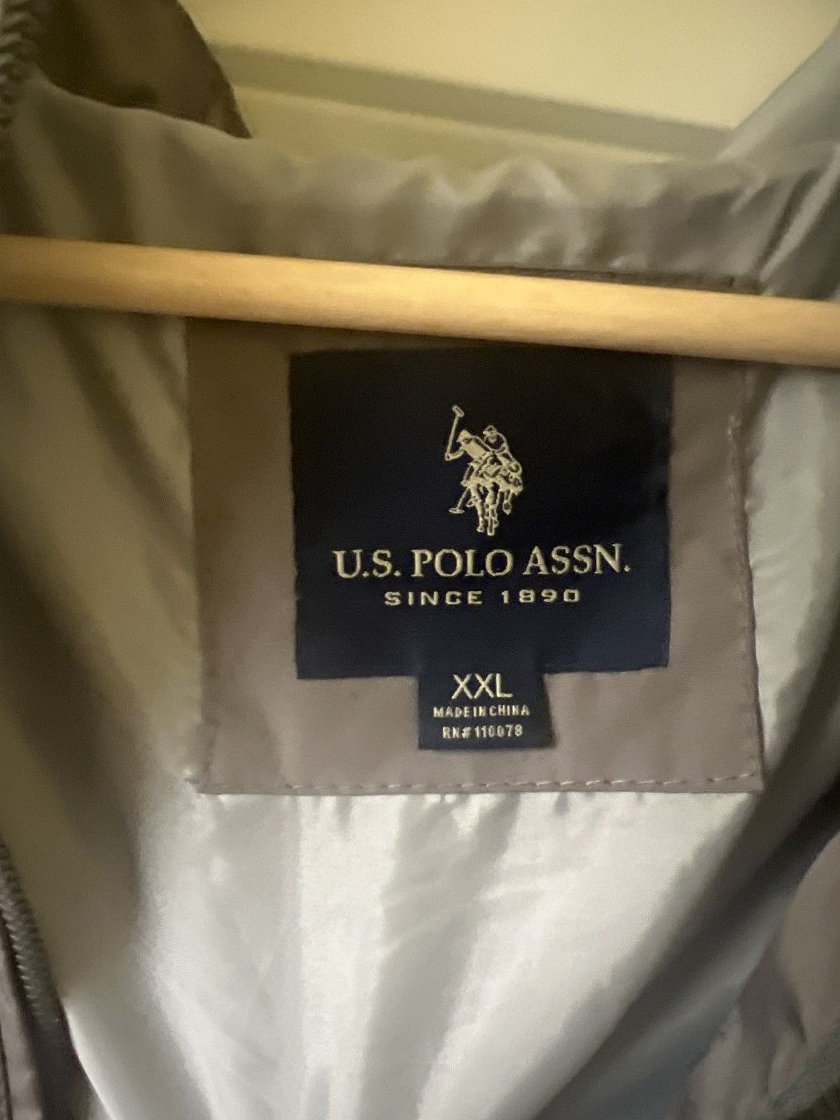 U.S. Polo Assn. Grey Polo Jacket Size US XXL / EU 58 / 5 - 3 Thumbnail