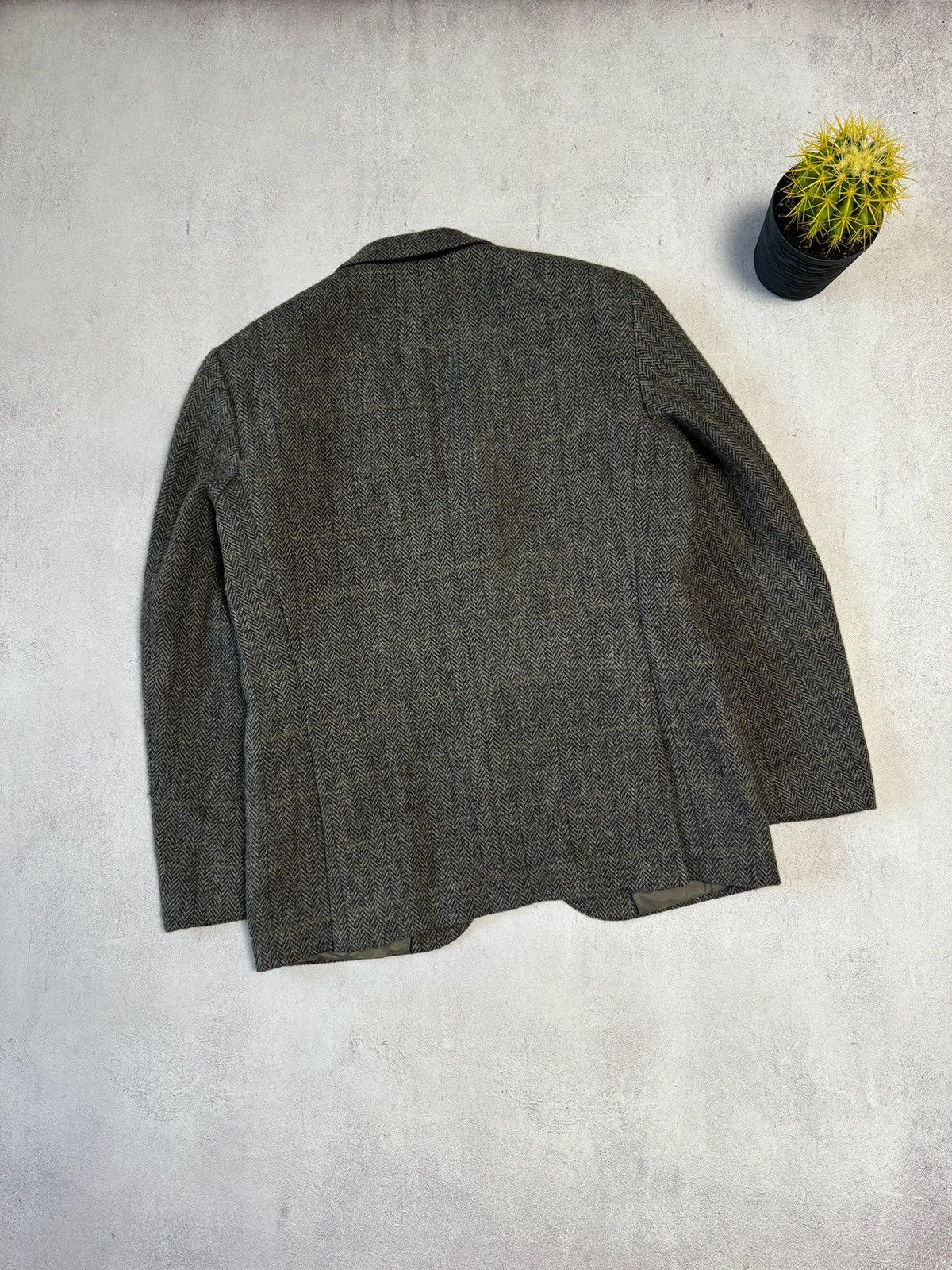 Harris Tweed × Vintage Vintage Harris Tweed Blazer Wool Mens 42R Size 90s Size 42R - 5 Thumbnail