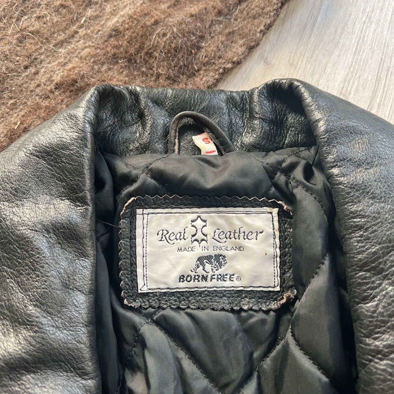 Leather Vintage Real Leather Made in England Biker Jacket 9706AC Size US S / EU 44-46 / 1 - 4 Thumbnail