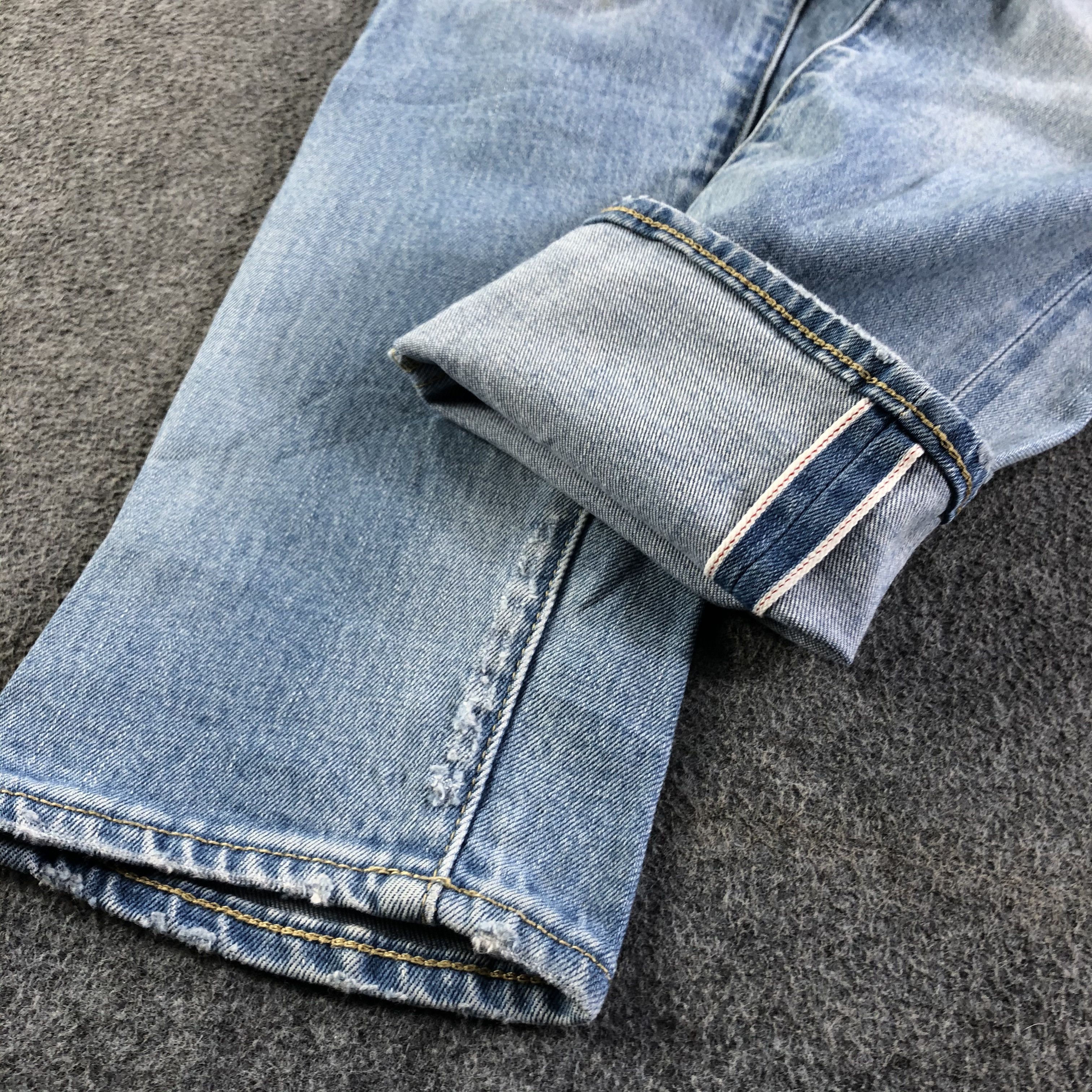 Japanese Brand × Vintage Vintage Japan Selvedge Slim Jeans-J2946 Size US 31 - 6 Thumbnail