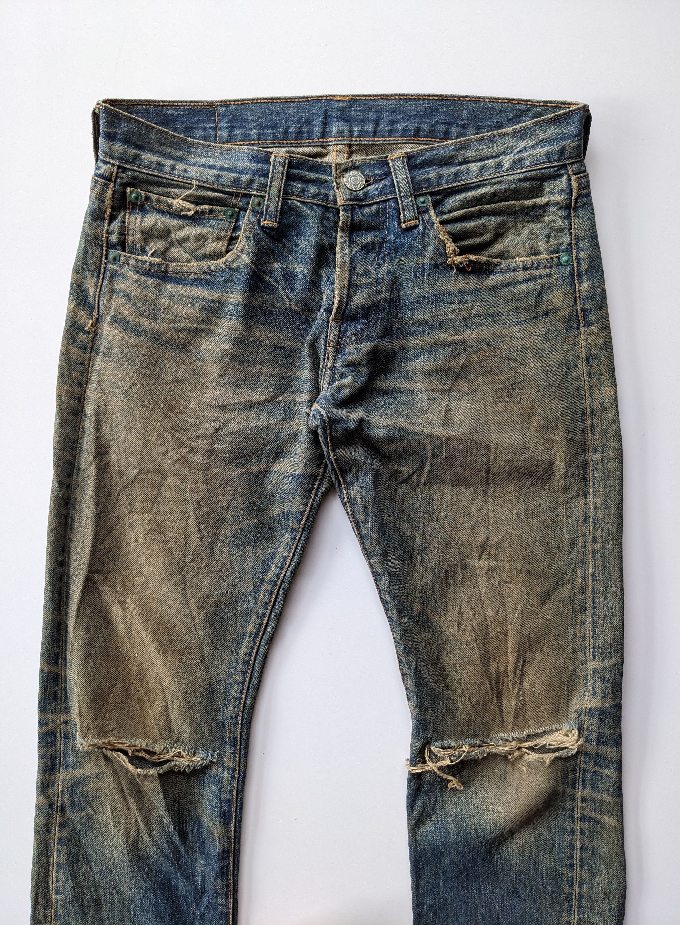 Denime Denime rusty distressed selvedge jeans Size US 31 - 4 Thumbnail