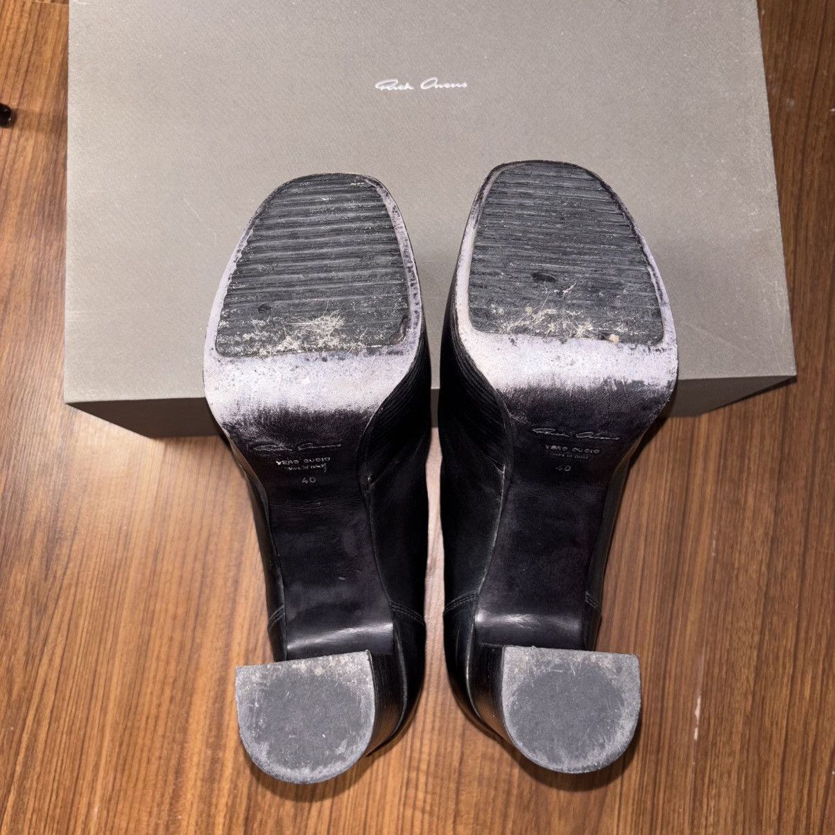 Rick Owens Rick Owens "FW19 Larry" Kiss Boots Size US 10 / IT 40 - 17 Thumbnail