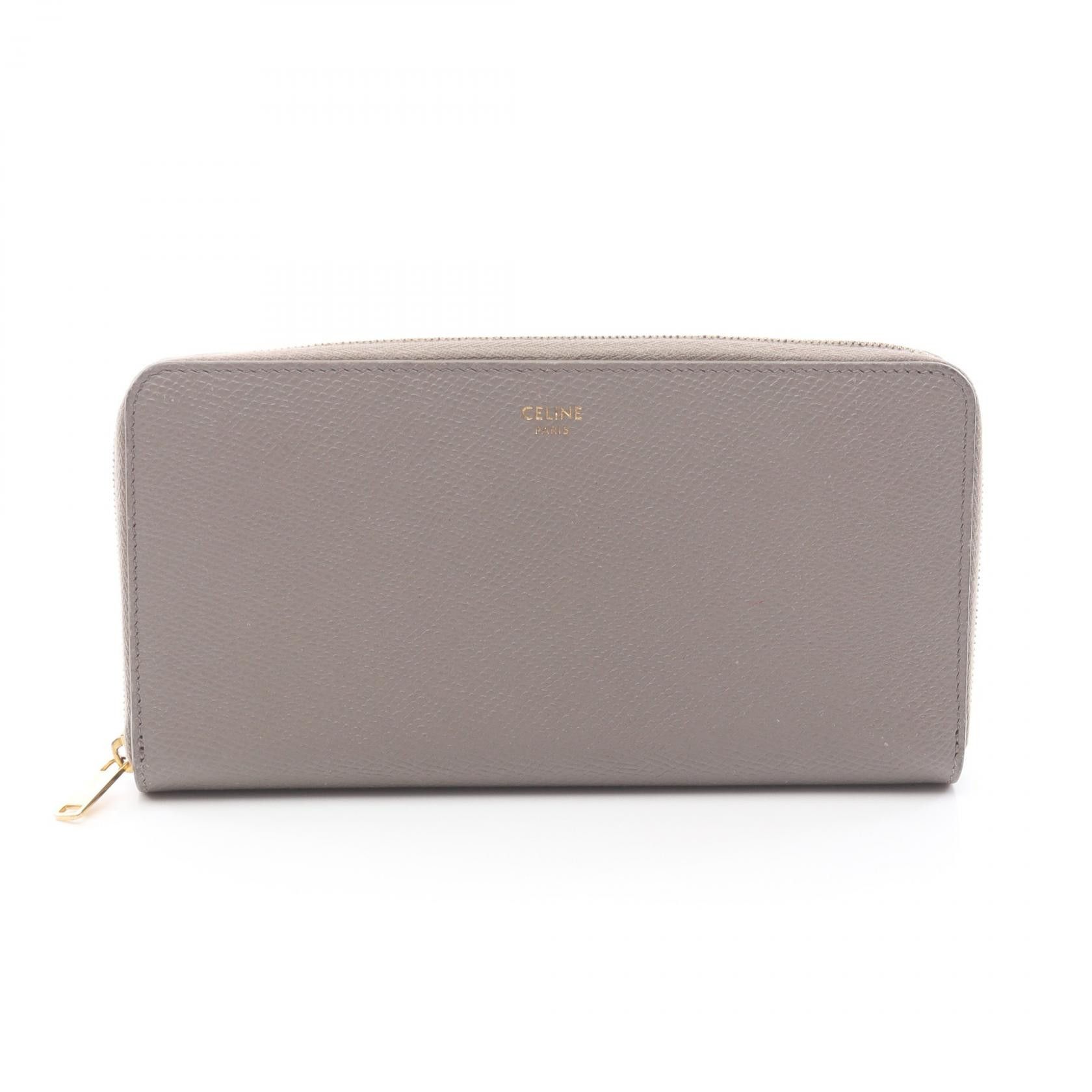Celine Celine CELINE Leather Long Zip Wallet Leather Long Wallet DUTY FREE for USA Size ONE SIZE - 1 Thumbnail