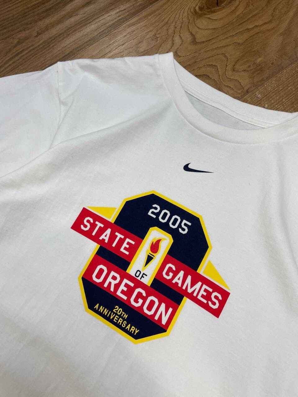 Nike × Vintage Vintage Bike Y2K Style Big Logo Games Oregon Tee Shirt Polo Size US M / EU 48-50 / 2 - 5 Thumbnail