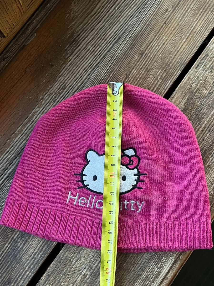 Japanese Brand Vintage Y2K Hello Kitty Anime Cartoon Beanie Hat Size ONE SIZE - 5 Thumbnail