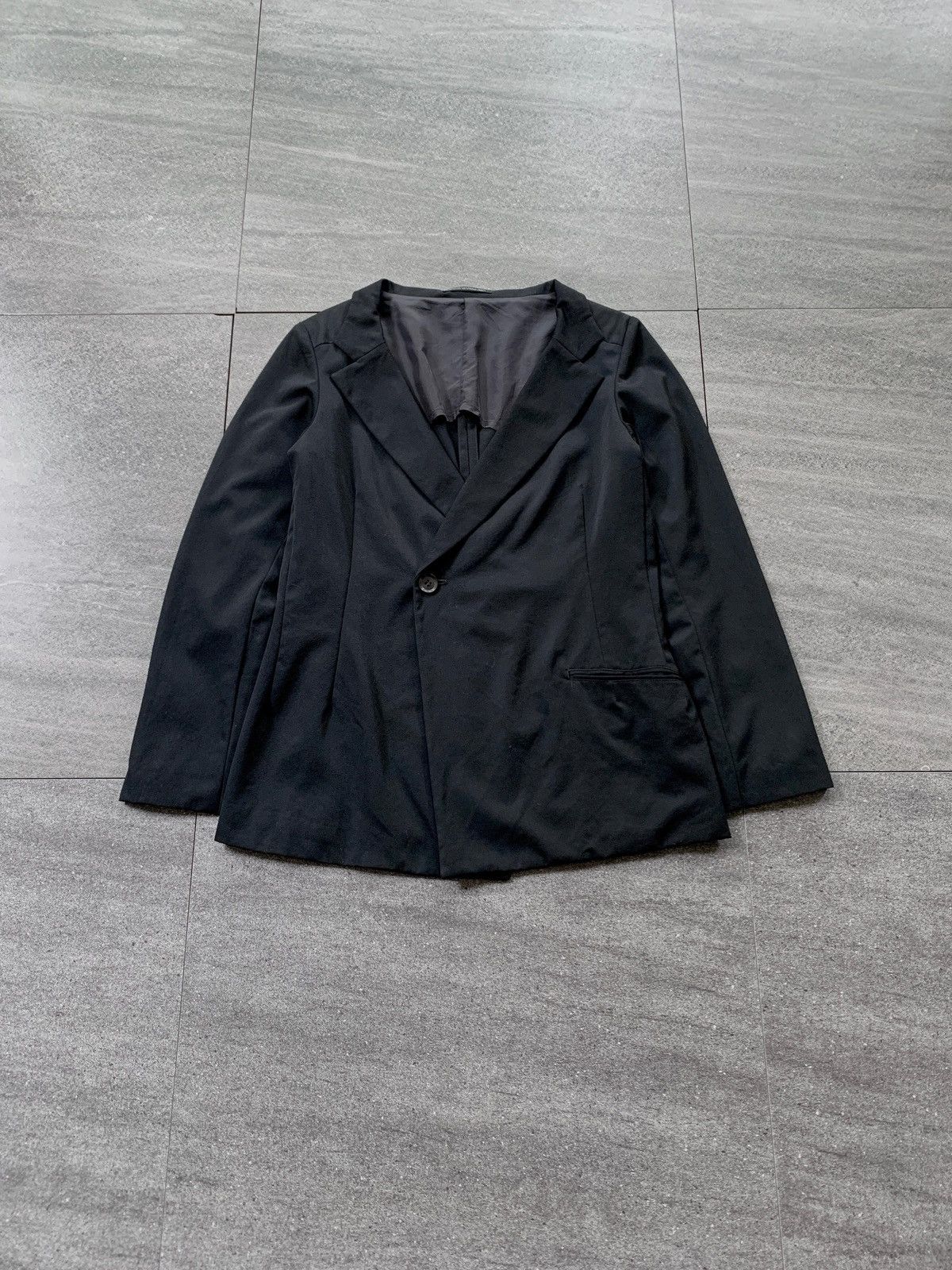 Yohji Yamamoto FREE TAX! Ys Minimalist Wool Blazer Jacket Size US S / EU 44-46 / 1 - 1 Thumbnail