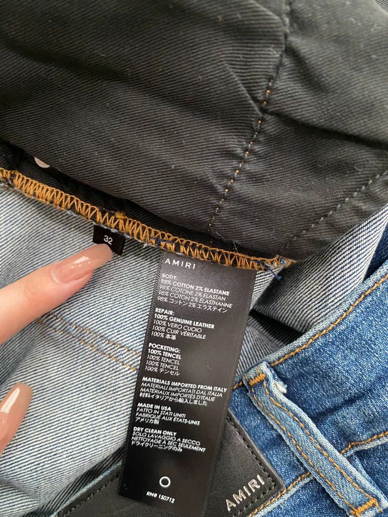 Amiri Amiri Washed Blue Original OG mx2 Jean Size US 32 / EU 48 - 4 Thumbnail