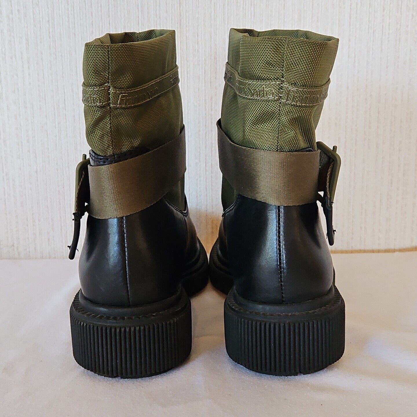 Franco Sarto Franco Sarto Leather Ankle Boots Womens 5 M Green Nylon Jan Size US 5 / IT 35 - 6 Thumbnail