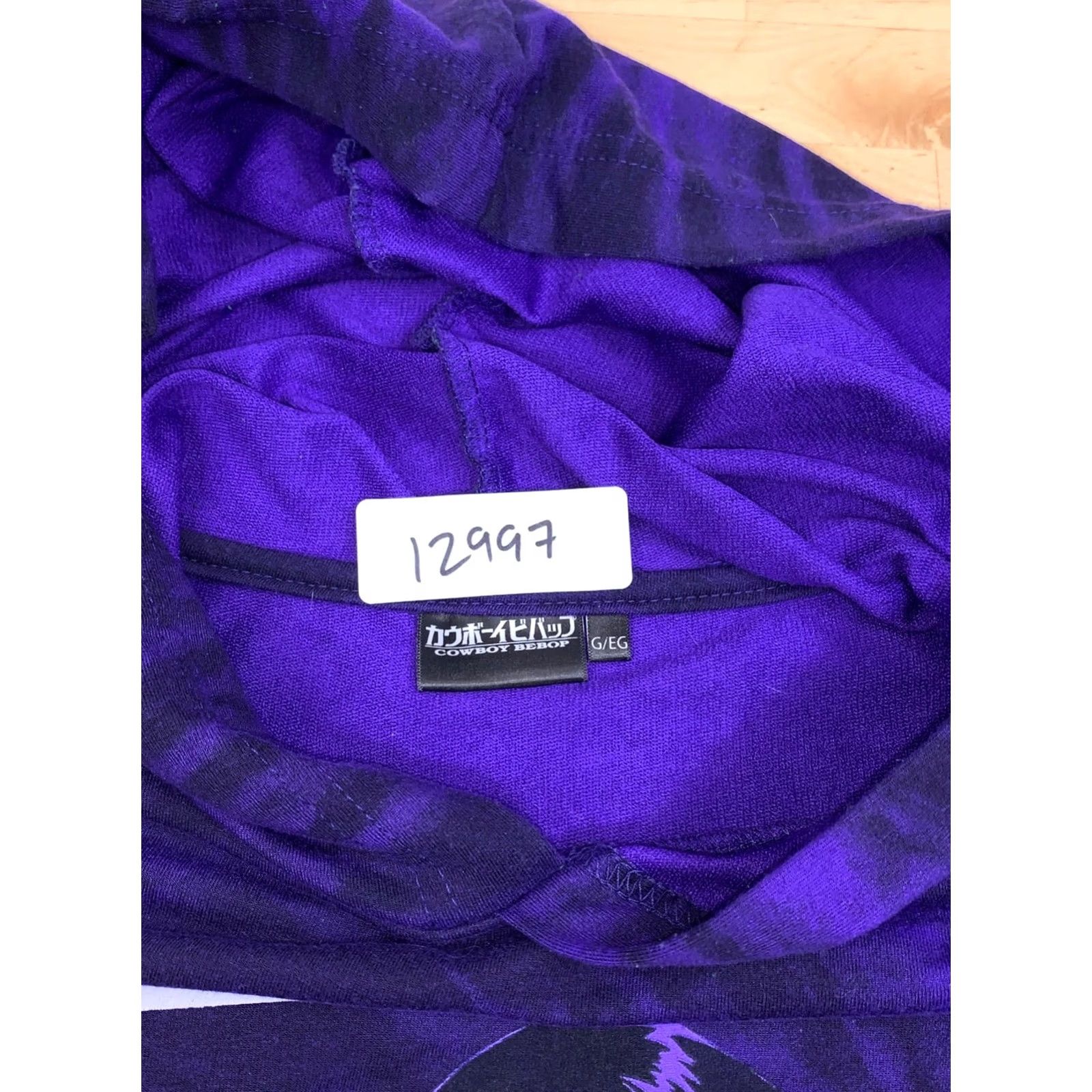 Valentino Cowboy Depop Hoodie Men L Purple Tie Dye Lightweight Fleece 12997 Size US L / EU 52-54 / 3 - 2 Thumbnail