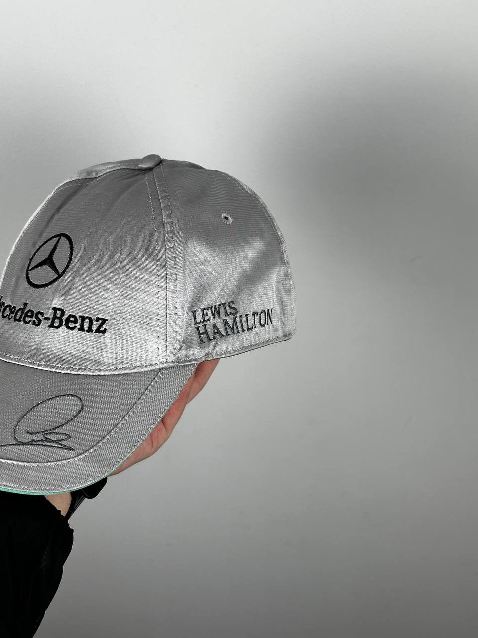 Mercedes-Benz Vintage Puma Mercedes Benz Lewis Hamilton Racing Cap Size ONE SIZE - 2 Thumbnail