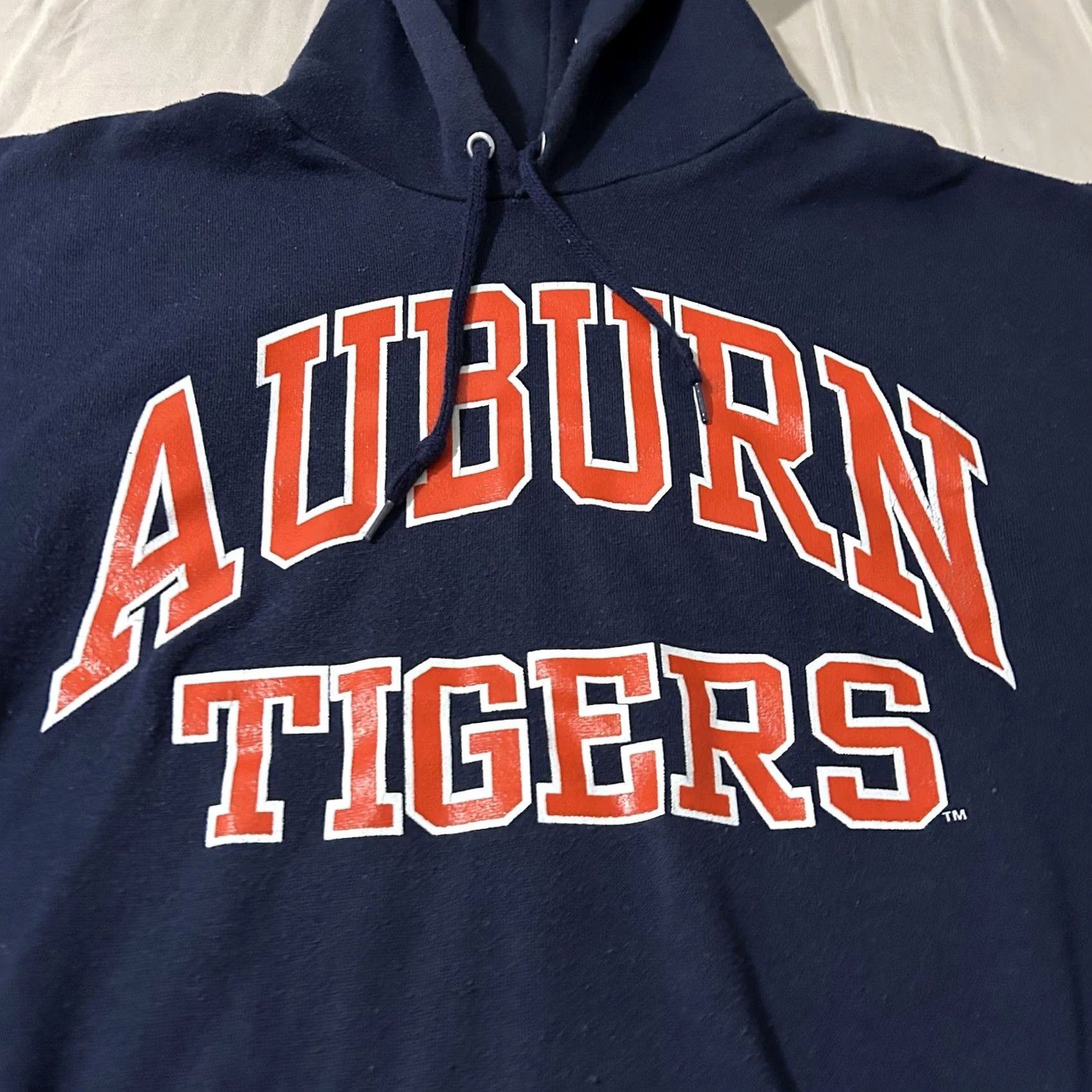 Vintage VINTAGE 90s TNT Auburn Tigers Hoodie XL Men Blue Pullover College Tigers Nike Size US XL / EU 56 / 4 - 2 Thumbnail