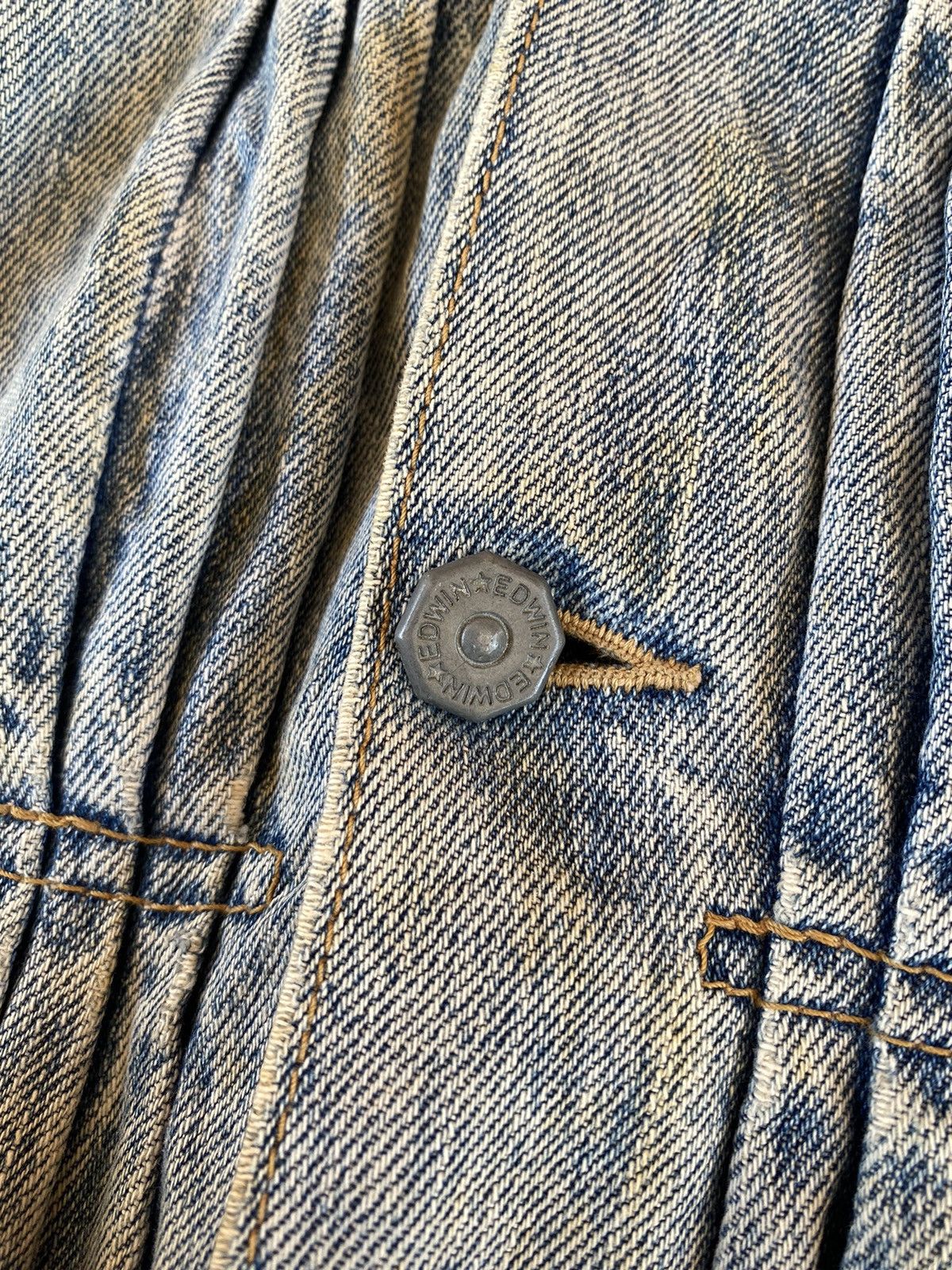 Edwin × Vintage Vintage Edwin Denim Distressed Size US L / EU 52-54 / 3 - 15 Thumbnail