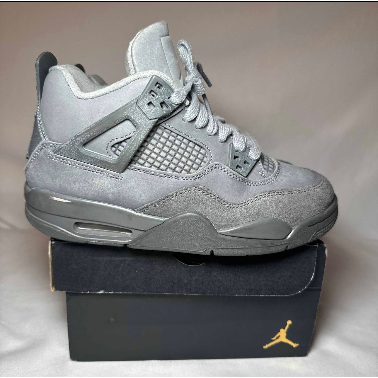 Jordan Brand × Nike Size 5 Nike Air Jordan 4 Retro SE GS Wet Cement Men's Shoes Size US 5 / EU 37 - 1 Thumbnail