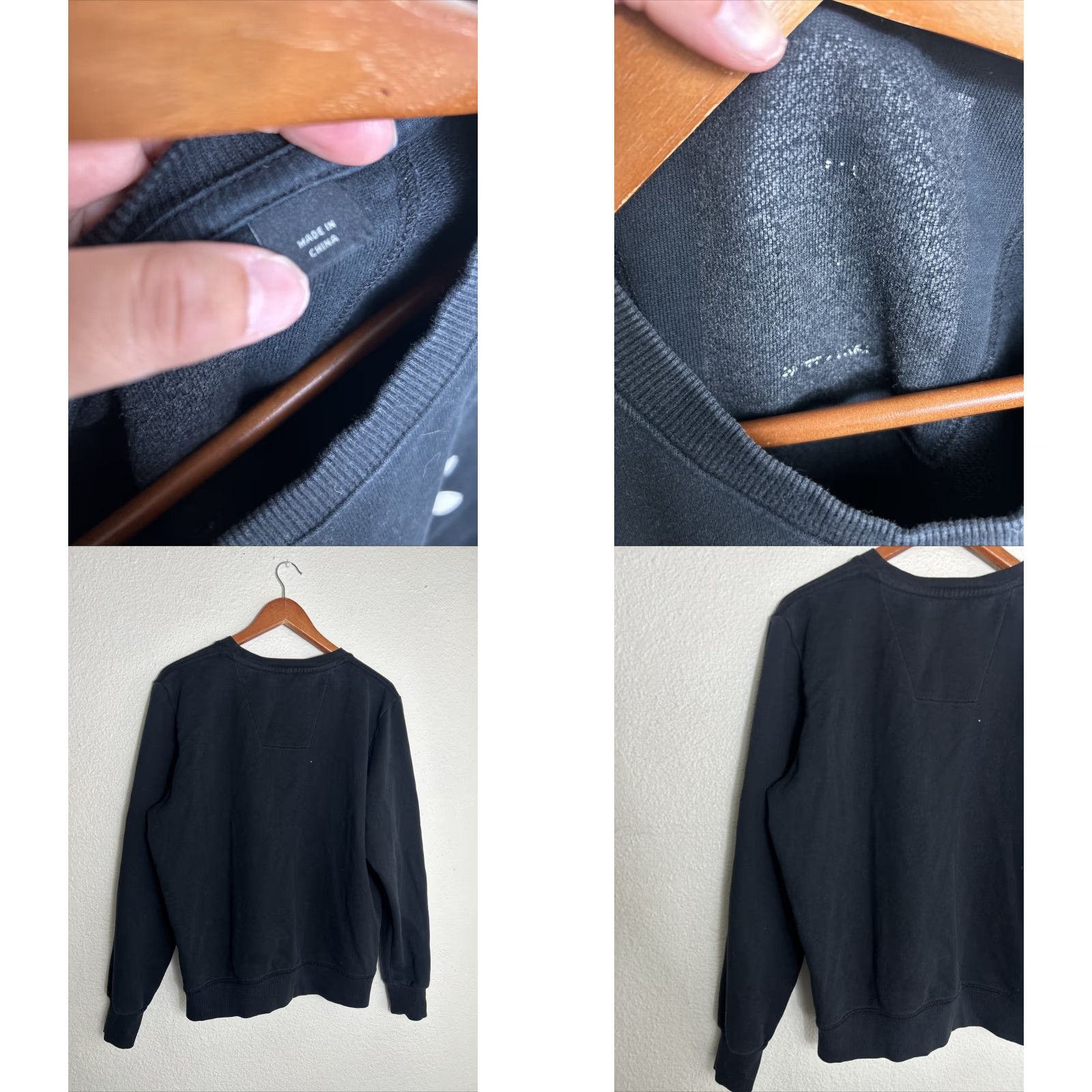 Vintage G-STAR RAW Crewneck Spellout Sweatshirt Black Mens Large Pullover Sweatshirt Stars Size US L / EU 52-54 / 3 - 8 Thumbnail