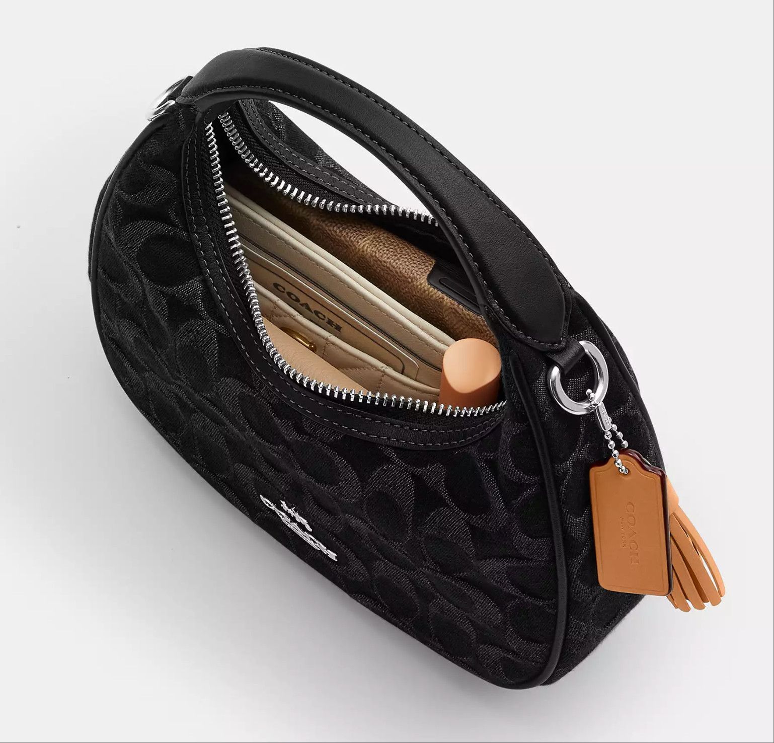 Coach Carmen Mini Crossbody Bag In Signature Denim CCZ47 Size ONE SIZE - 12 Thumbnail