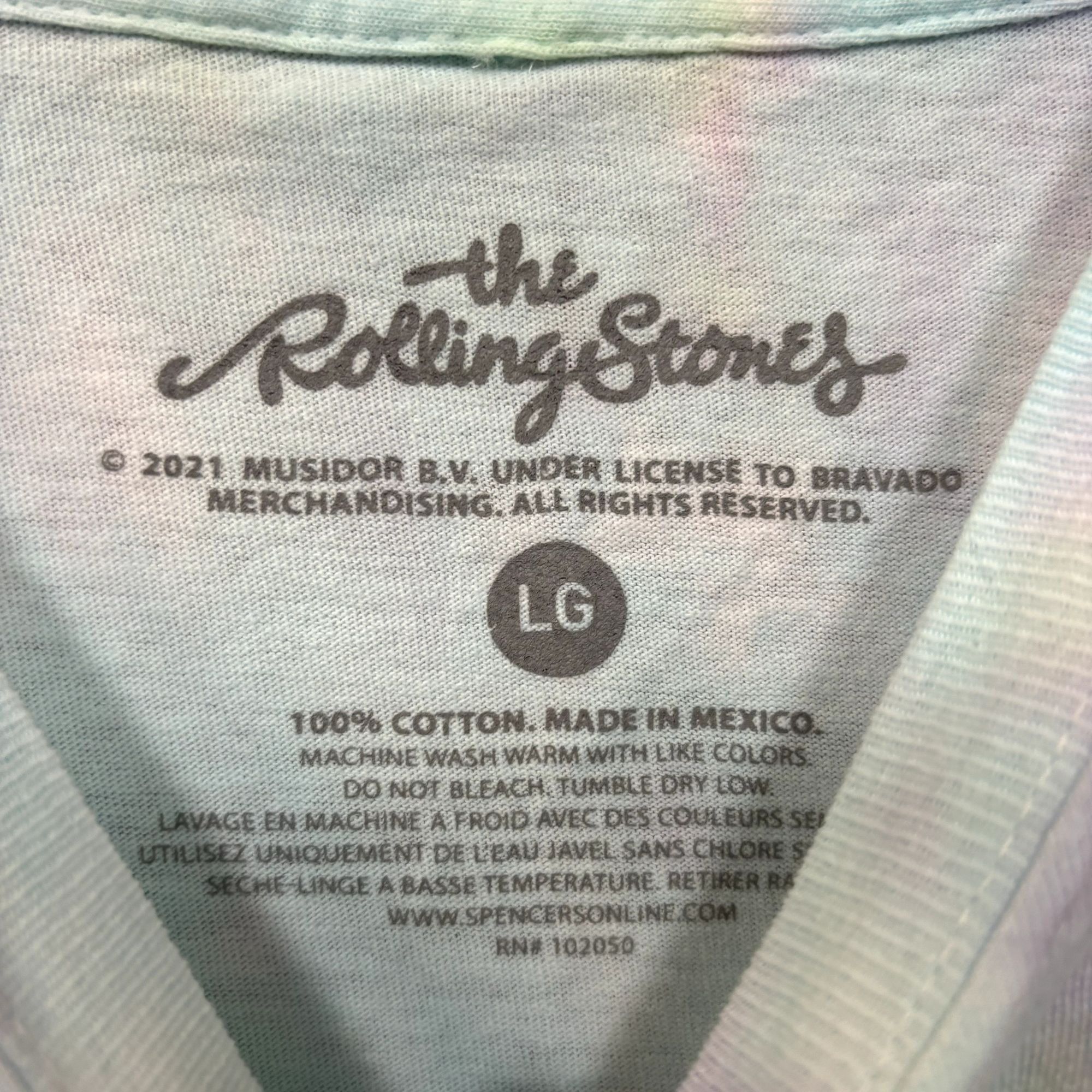The Rolling Stones The Rolling Stones Hot Lips Pop Art Rock Pastel Tie Dye L Size US L / EU 52-54 / 3 - 4 Thumbnail