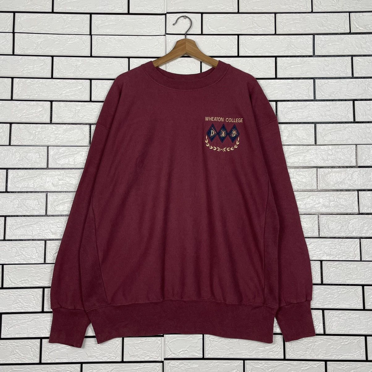 Other Vintage 80s Wheaton College Sweatshirt Size US XL / EU 56 / 4 - 1 Thumbnail