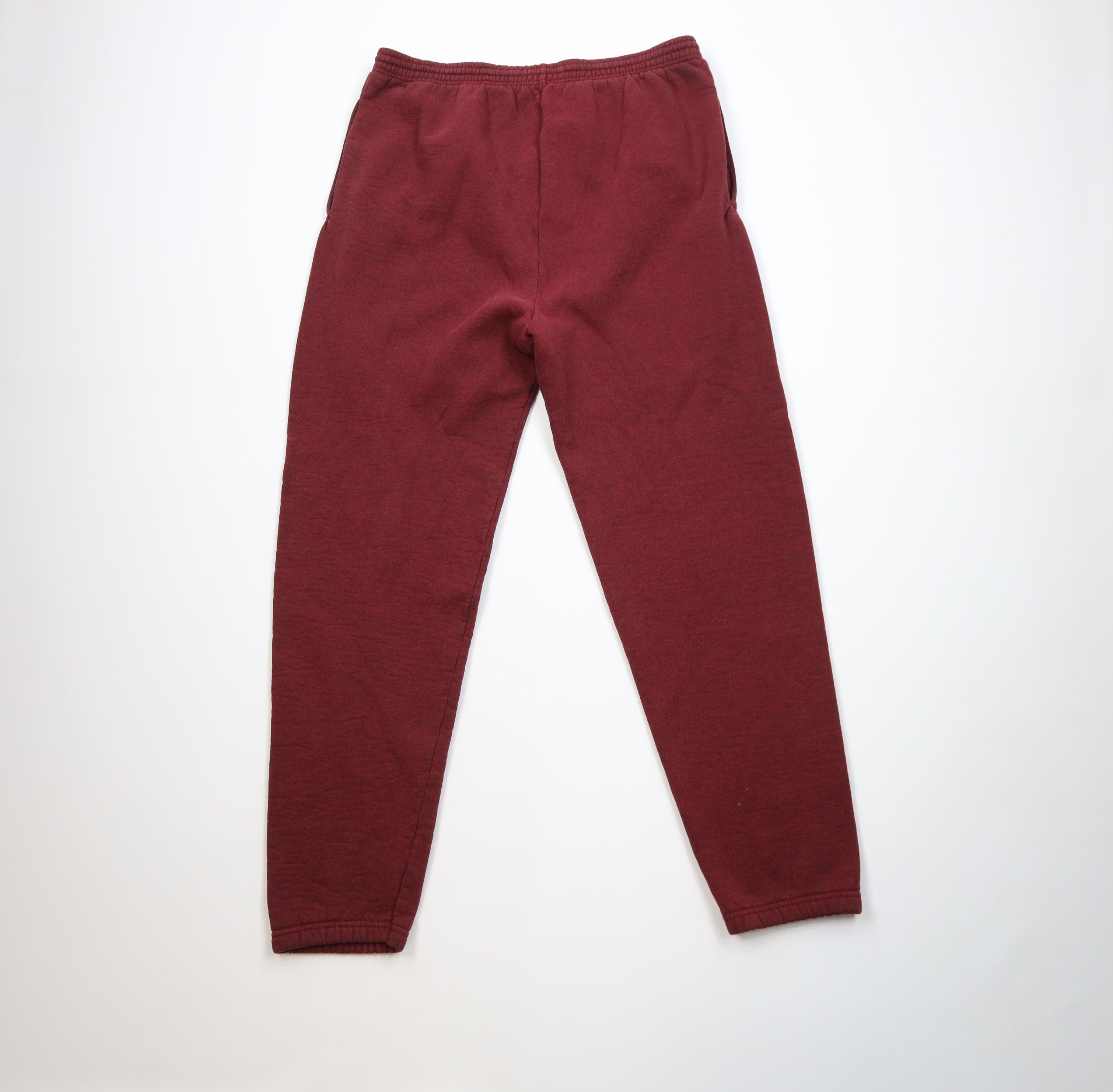 Vintage Vintage 90s Streetwear Heavyweight Sweatpants Joggers Red Size US 38 / EU 54 - 9 Thumbnail