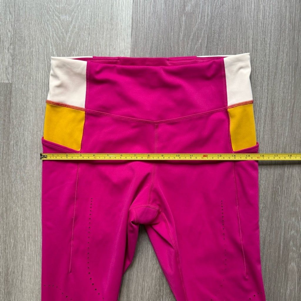 Brooks Brooks Method 7/8 Pink Leggings High-Rise Stretchy Fit Size 30" / US 8 / IT 44 - 11 Thumbnail