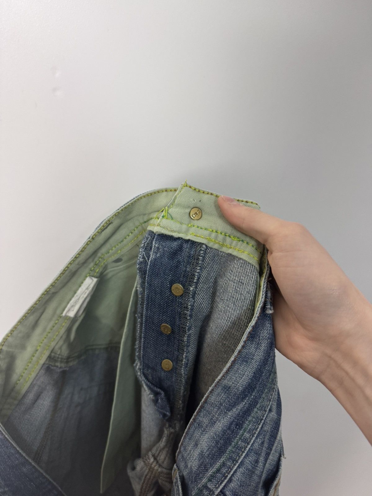 Dolce & Gabbana Dolce & Gabbana D&G Washed Archive Denim Jeans Faded 00s Size US 34 / EU 50 - 13 Thumbnail