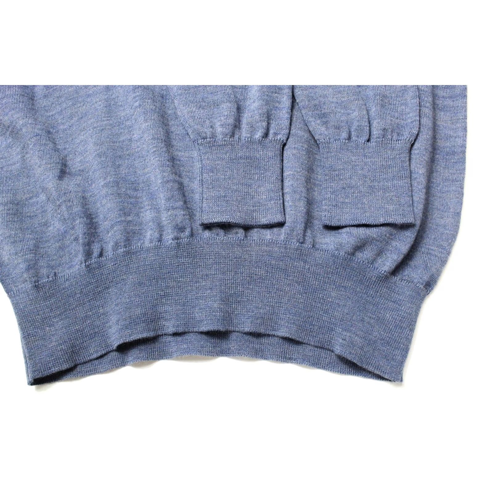 Suitsupply Suitsupply Jumper Men's SMALL Pullover Crew Neck Merino Wool Melange Blue Shirt Mens Small Pullover Crew Neck Merino Wool Melange Size US S / EU 44-46 / 1 - 4 Thumbnail