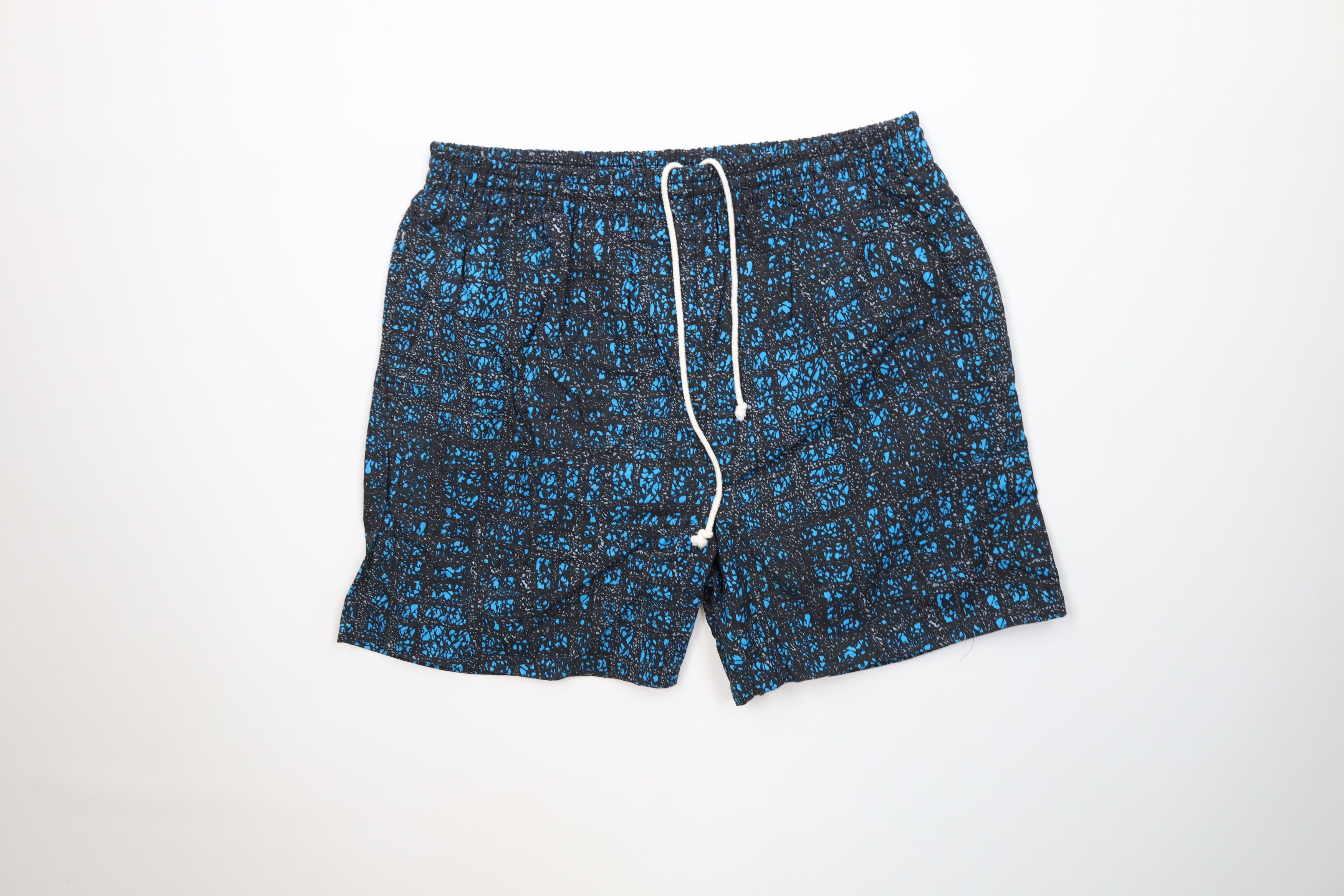 Vintage Vintage 90s Streetwear Lined Above Knee Cotton Shorts Trunks Size US 34 / EU 50 - 1 Thumbnail