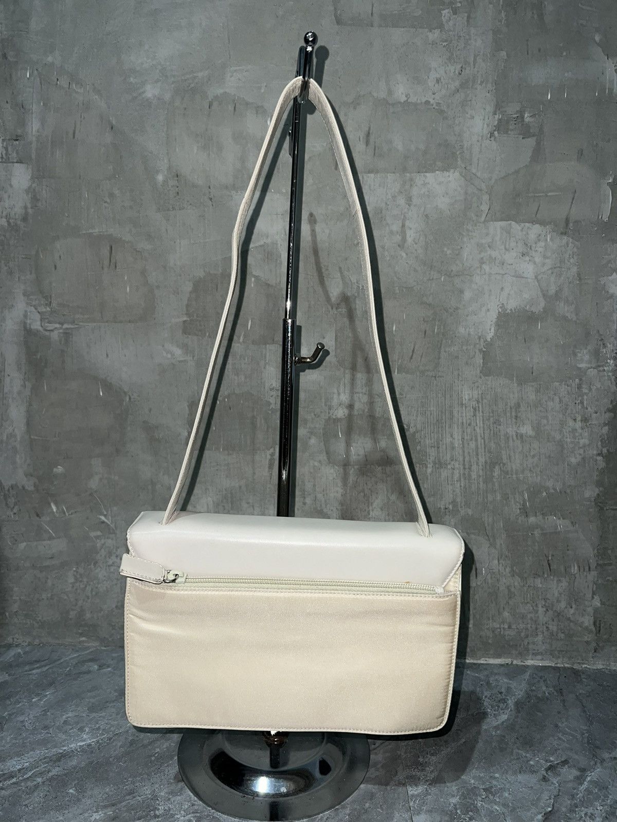 Prada Vintage Prada Nylon Leather Shoulder Bag Size ONE SIZE - 2 Thumbnail