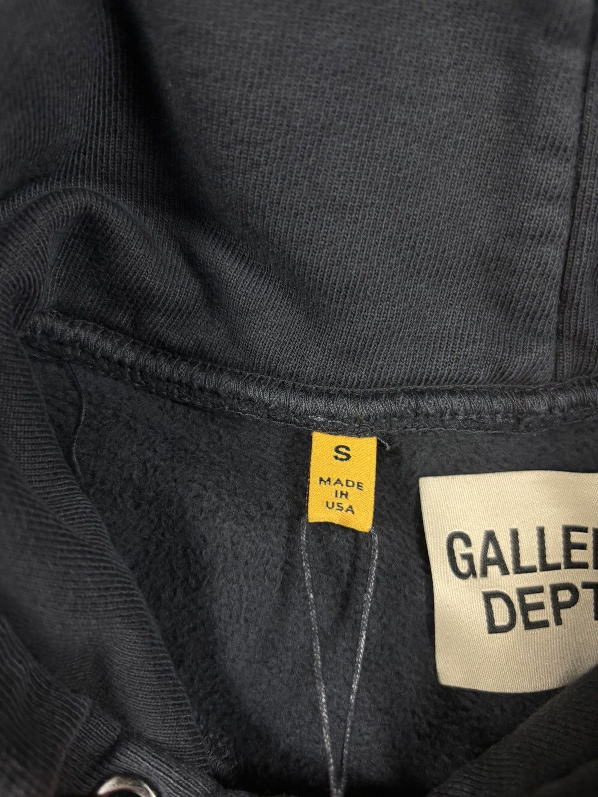 Gallery Dept. Gallery Dept Paint Logo Hoodie, Washed Black Size US S / EU 44-46 / 1 - 11 Thumbnail