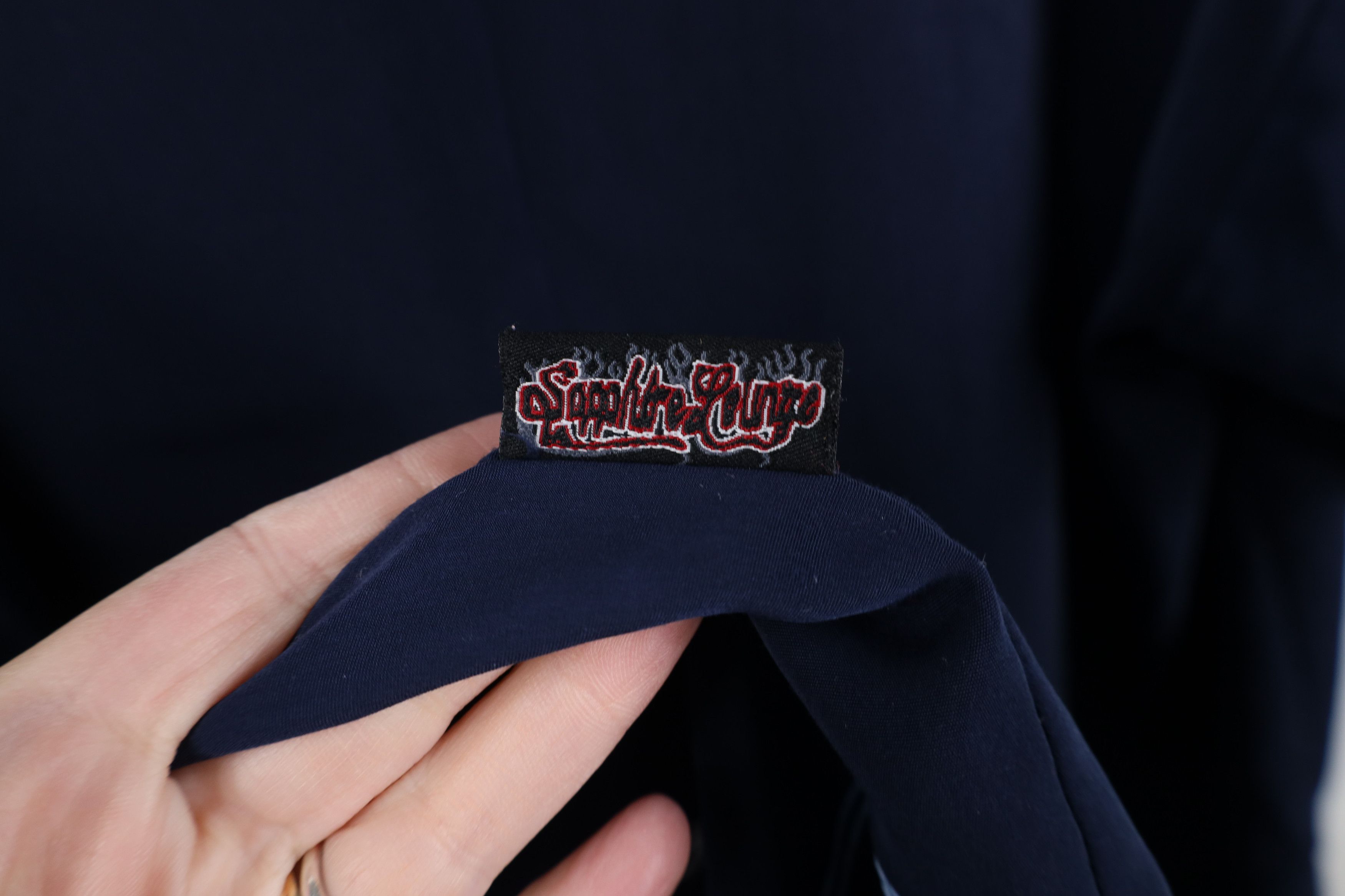 Vintage Vintage 90s Y2K Streetwear Looped Collar Button Shirt Size US L / EU 52-54 / 3 - 12 Thumbnail