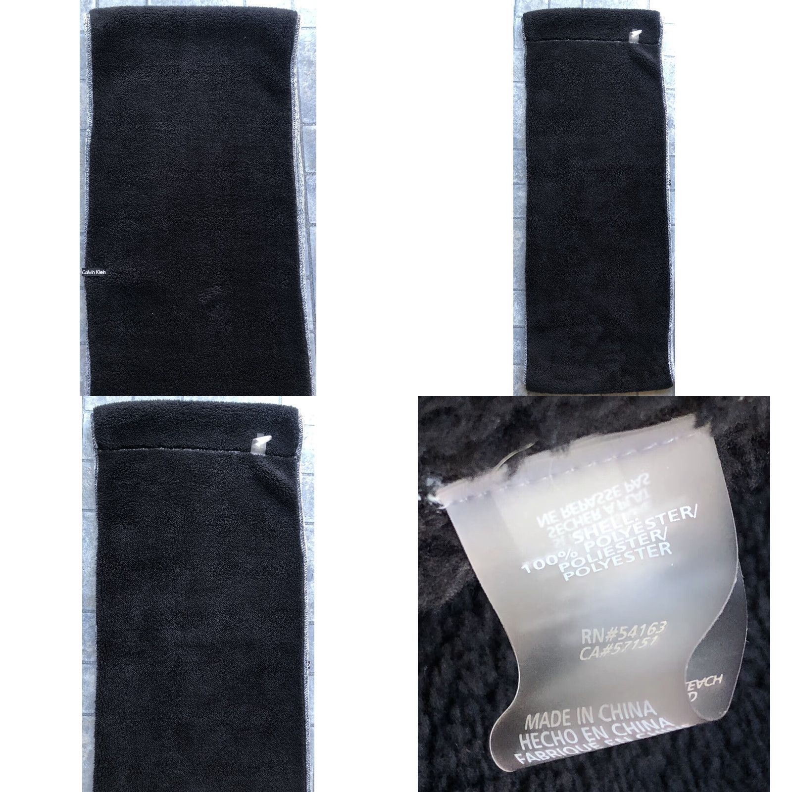 Calvin Klein VINTAGE Calvin Klein Scarf Gray & Black RN#54163 CA#57151 Women's Scarf Gray Black RN#54163 CA#57151 Size ONE SIZE - 8 Thumbnail