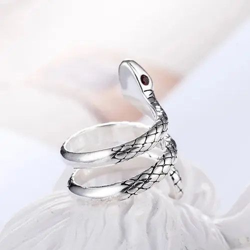 Other Sterling Silver Snake Rings Size ONE SIZE - 4 Thumbnail