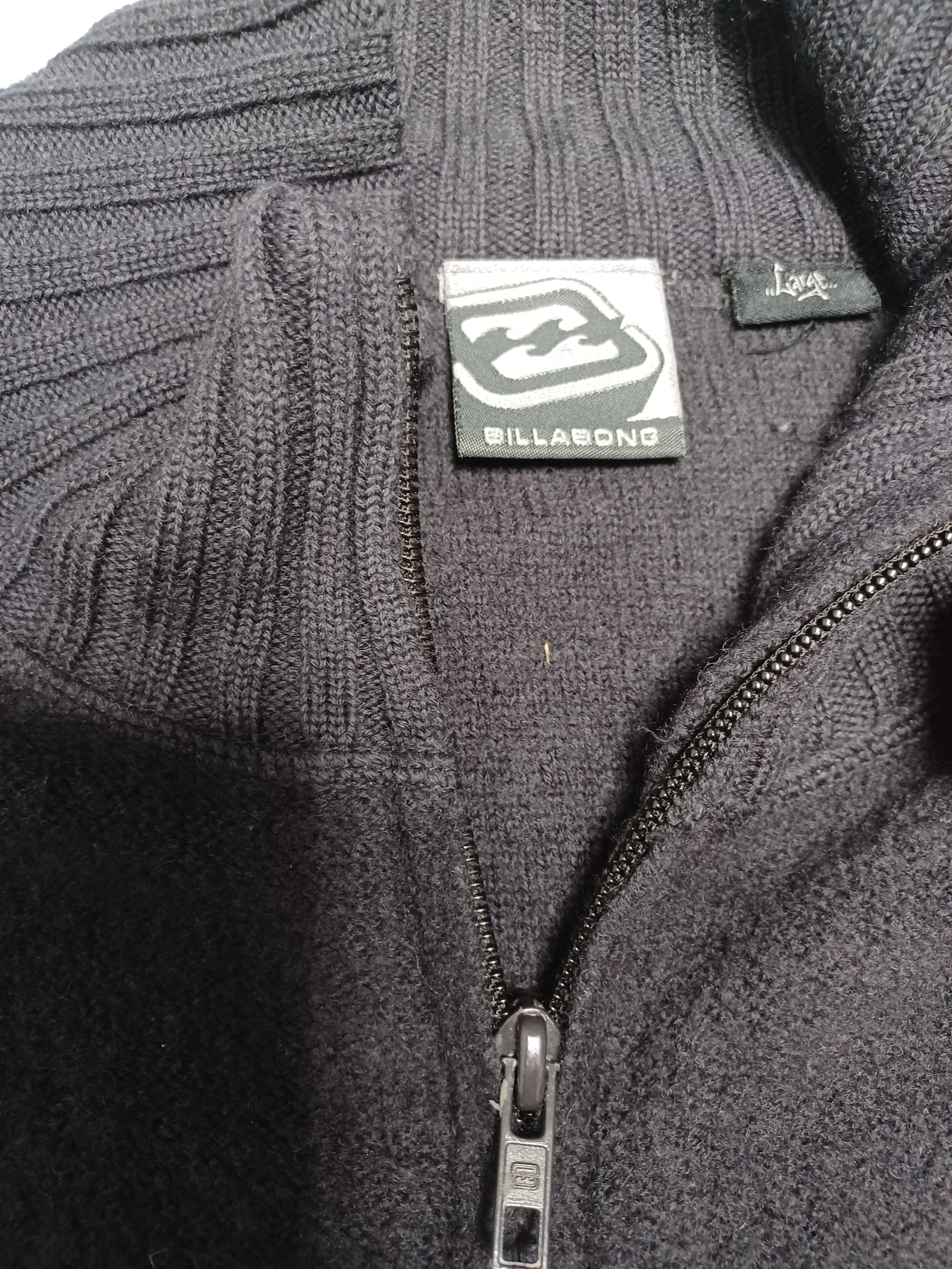 Billabong Billabong 100% wool big embroidered logo vintage zip sweater Size US L / EU 52-54 / 3 - 4 Thumbnail