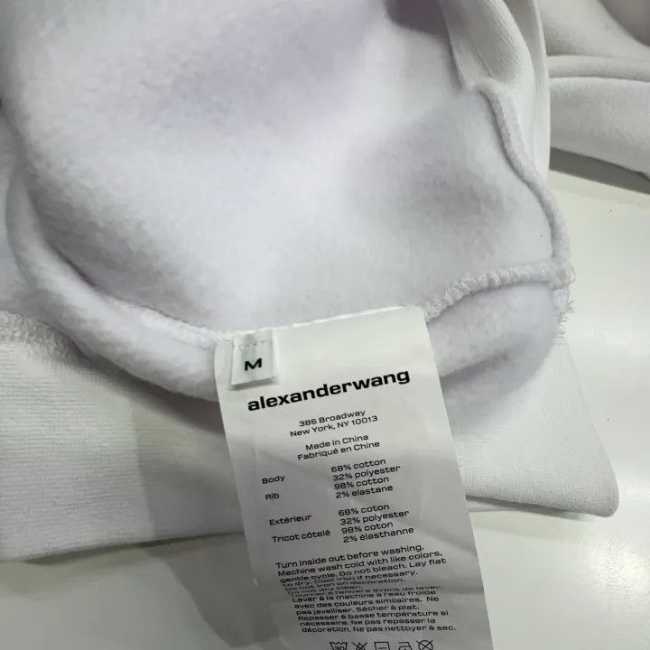 Alexander Wang Alexander Wang SS22 Logo Long Sleeve Sweatshirt - Size M / US 6-8 / IT 42-44 - 5 Thumbnail