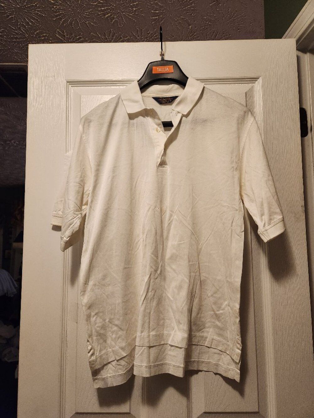 Brooks Brothers brooks brothers men's white 100%pima cotton polo shirt M Size US M / EU 48-50 / 2 - 1 Thumbnail