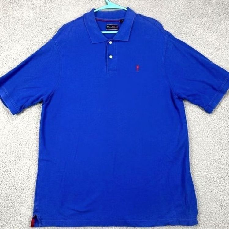 Vintage Payne Stewart Polo Shirt Adult Large Blue Logo Rugby Golf Athletic Mens Size US L / EU 52-54 / 3 - 2 Thumbnail