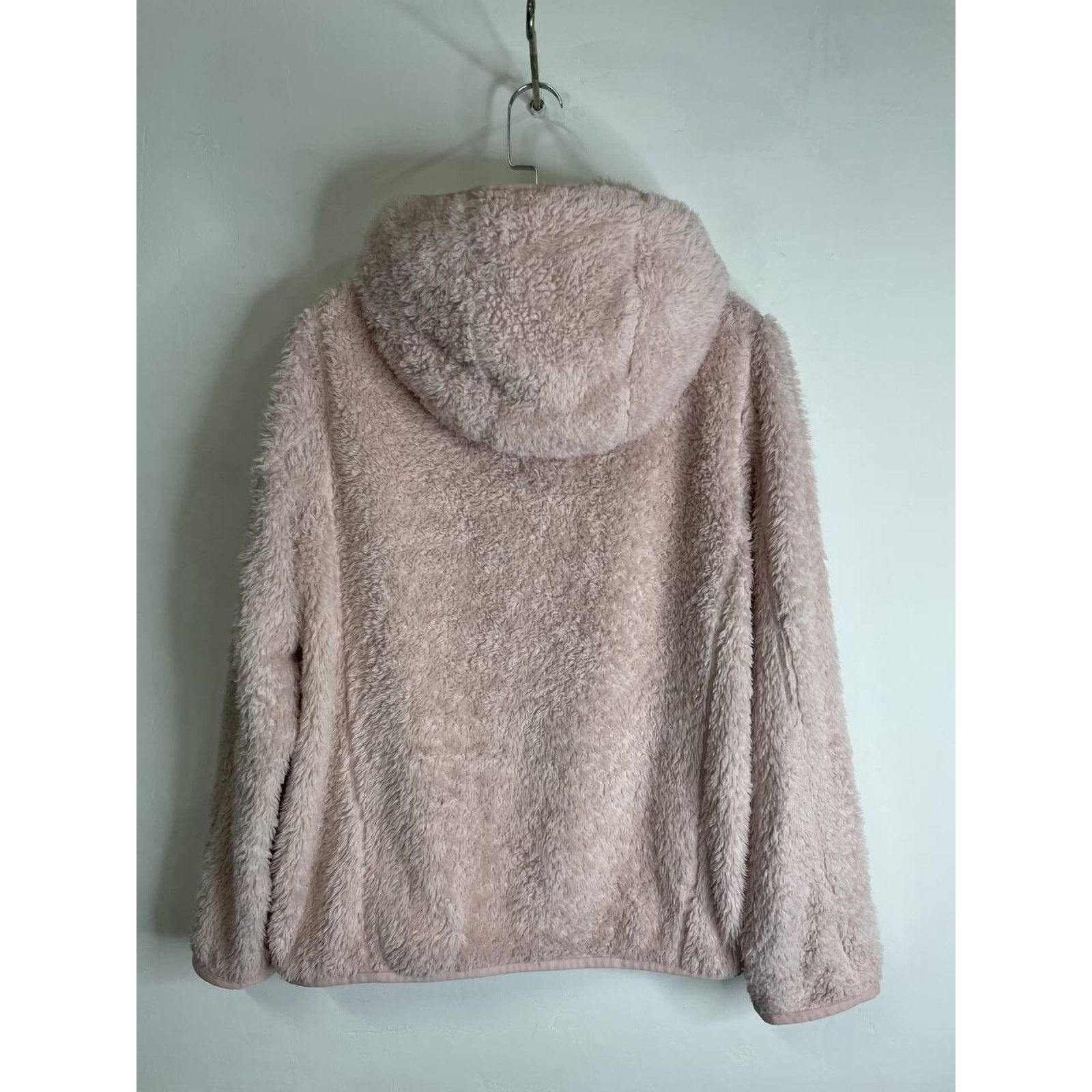 Tommy Hilfiger Vintage Tommy Hilfiger Fuzzy Hooded ZipUp Jacket Pink Size M Size M / US 6-8 / IT 42-44 - 9 Thumbnail