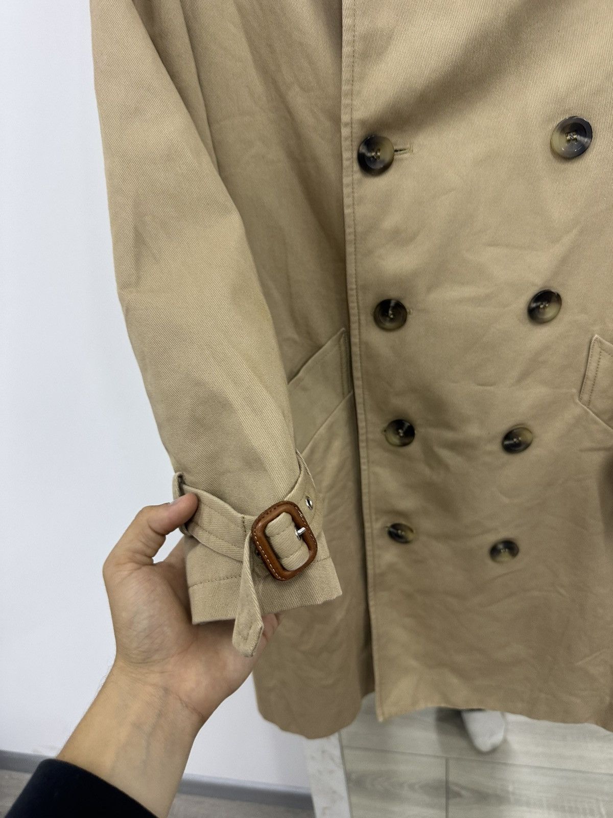 A.P.C. A.P.C Rue Madame Paris Trench Coat Jacket Size M / US 6-8 / IT 42-44 - 6 Thumbnail