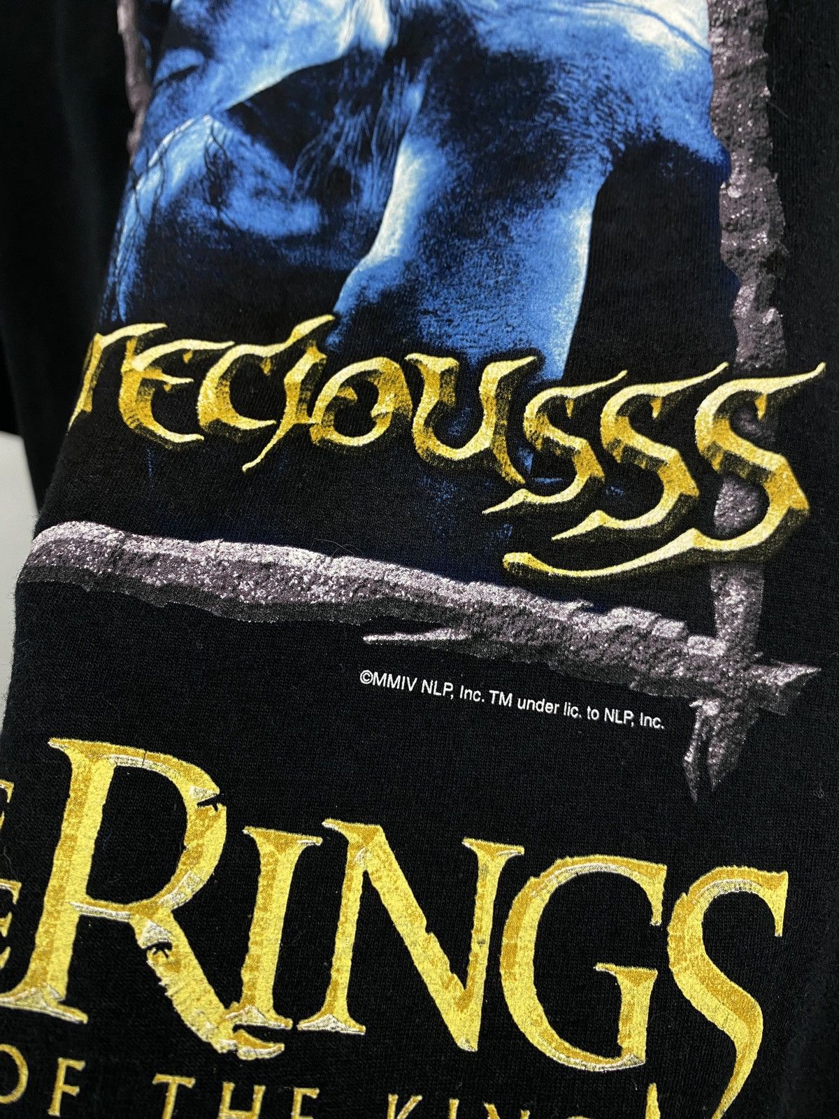 Gildan 🇺🇸 VTG 2003 Gollum The Lords of The Rings Return of The King Size US XL / EU 56 / 4 - 5 Thumbnail