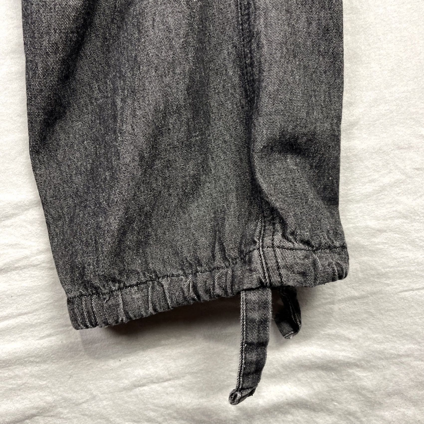Sean John Sean John Cargo Pants Mens 40x33 Black Chambray Paratrooper Combat Drawcord Y2K Size US 40 / EU 56 - 4 Thumbnail