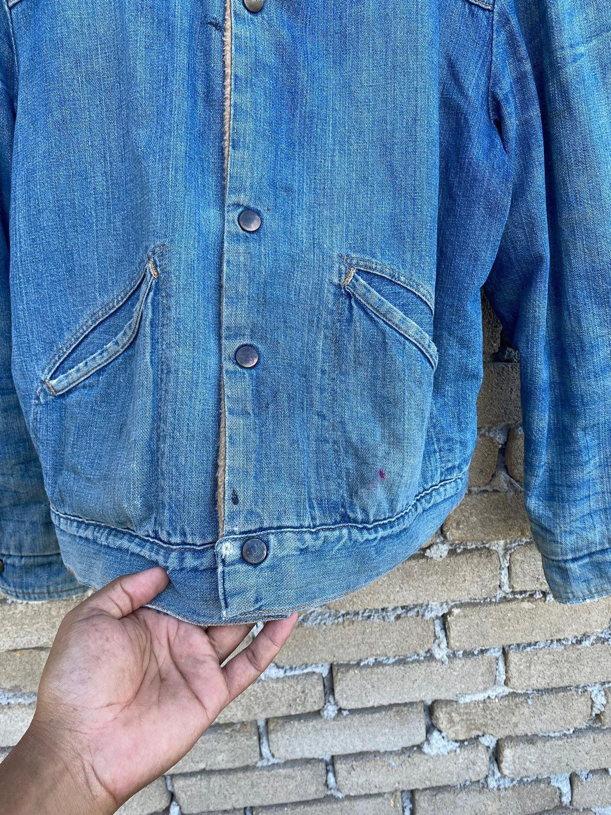 Wrangler Vintage Wrangler Denim Jacket With Fleece Lined Size US S / EU 44-46 / 1 - 7 Thumbnail