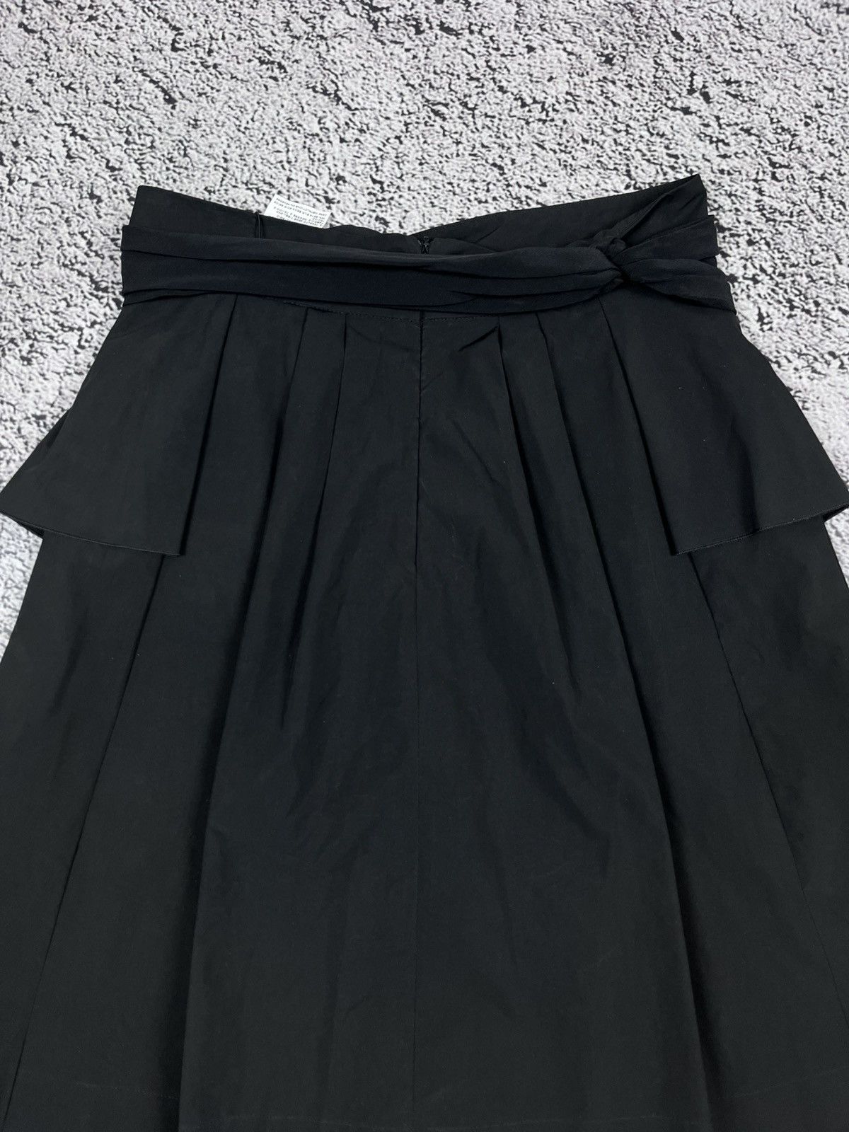 Sportmax Vintage Spotmax Max Mara pleated asymmetric belted skirt Size XS / US 0-2 / IT 36-38 - 11 Thumbnail
