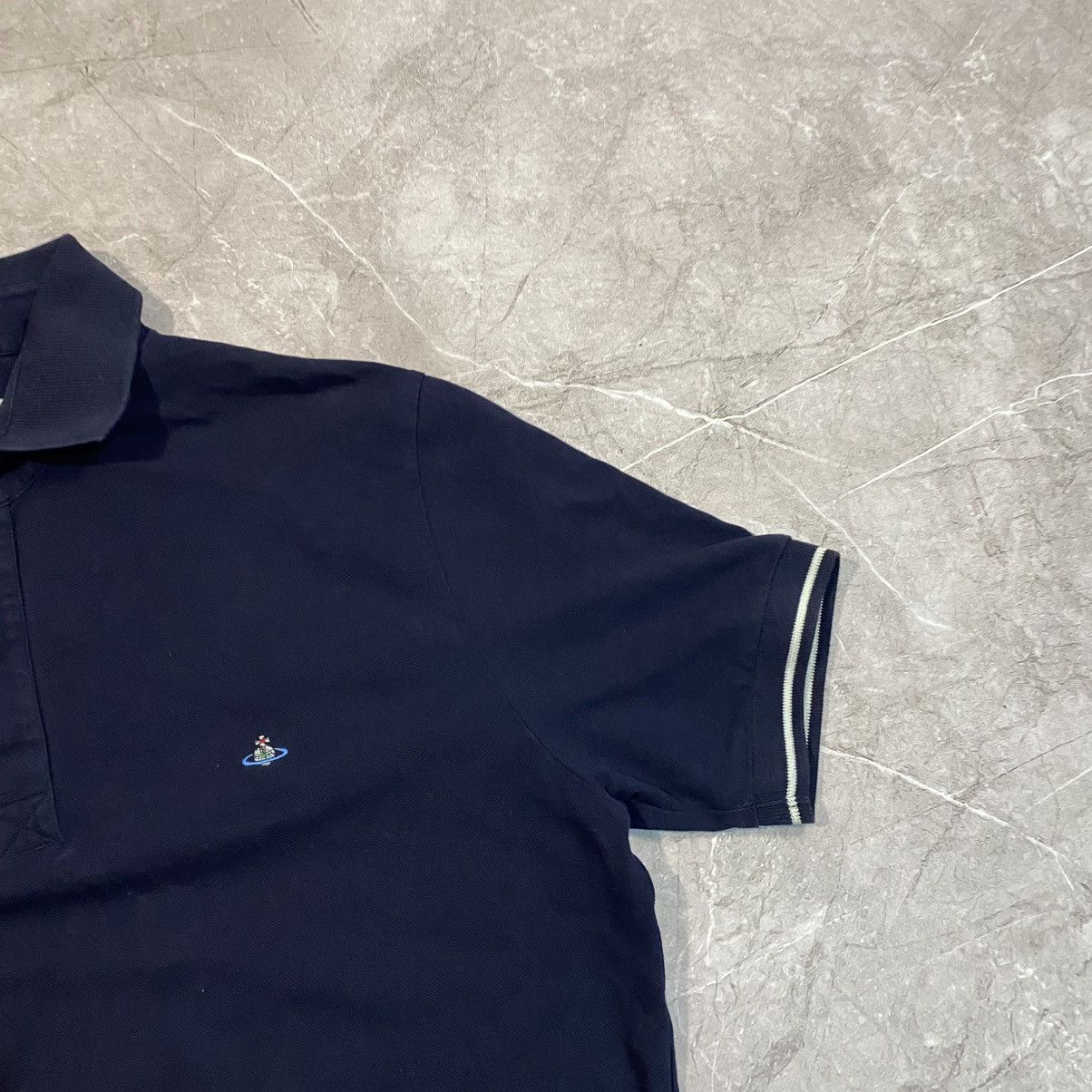 Vivienne Westwood VINTAGE VIVIENNE WESTWOOD POLO TEE SMALL LOGO Size US XL / EU 56 / 4 - 4 Thumbnail