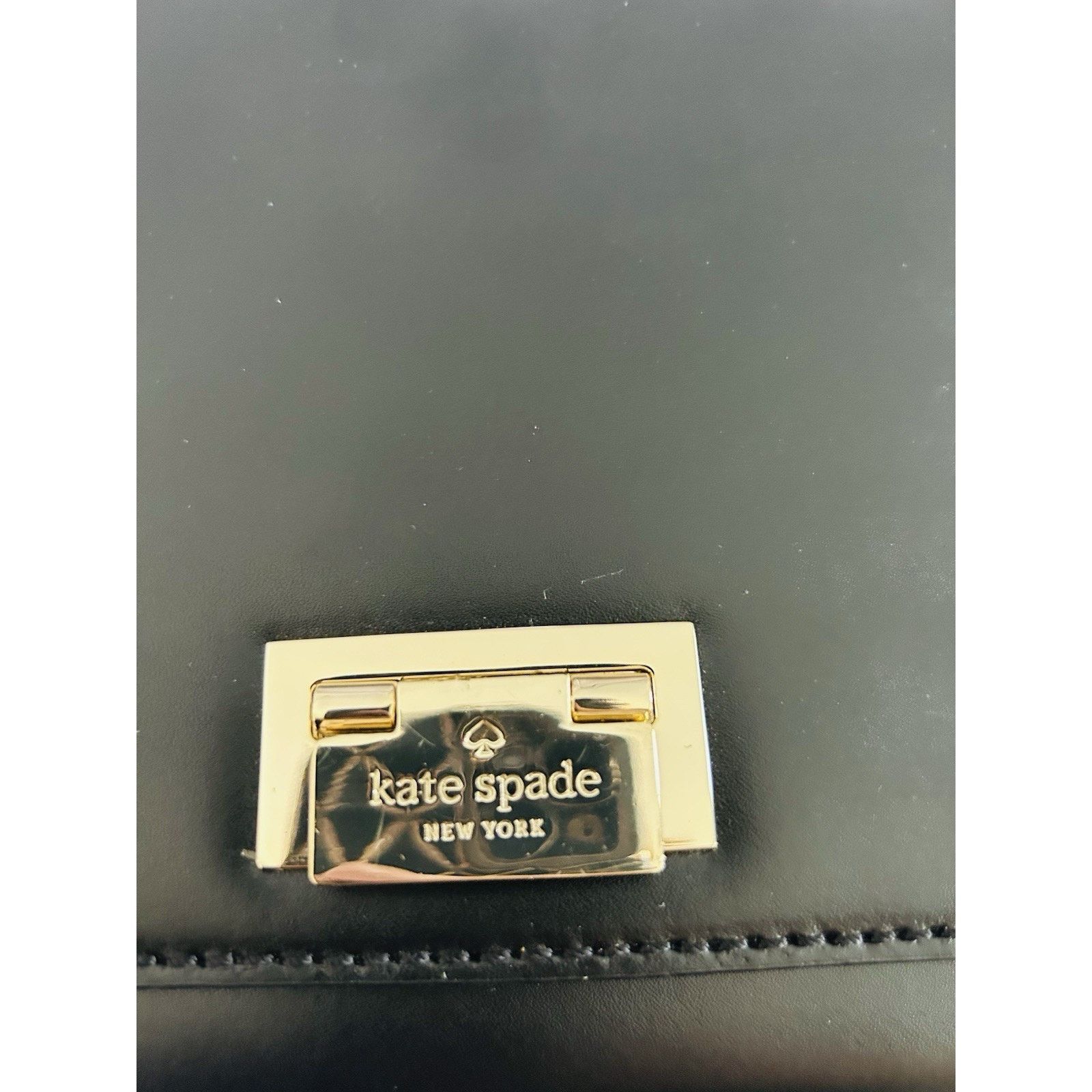 Kate Spade Kate Spade Harwood Fiona Leather Shoulder Crossbody Black Size ONE SIZE - 2 Thumbnail