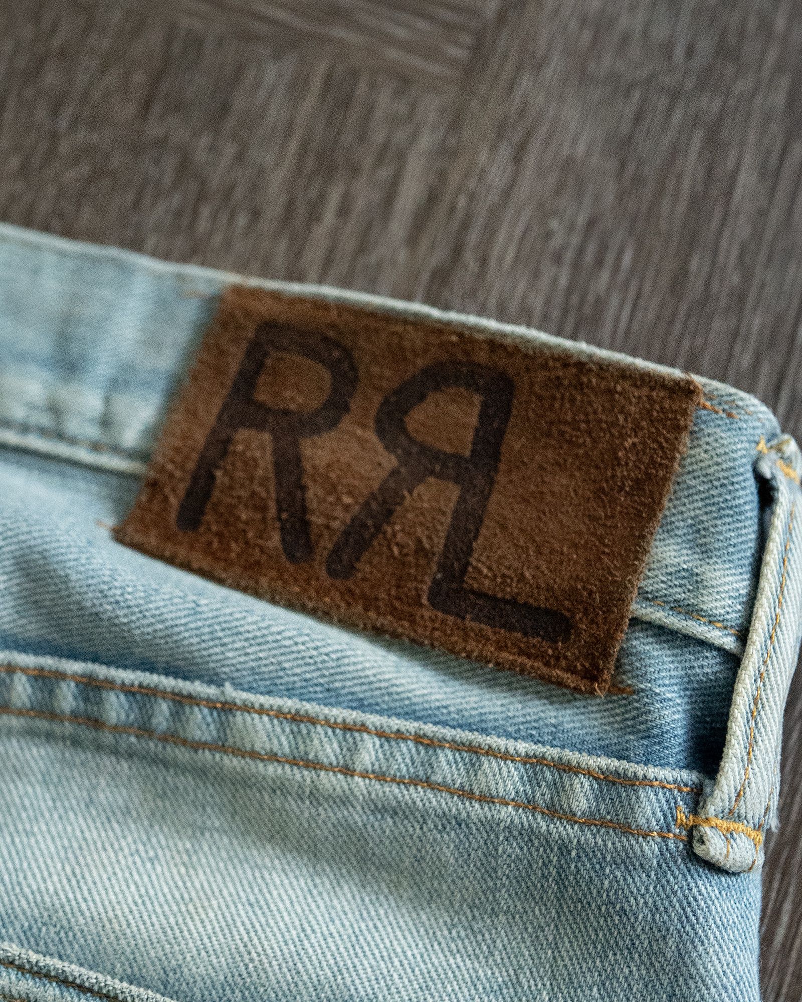 RRL Ralph Lauren Camden Washed Selvedge Denim – Straight Fit Size US 34 / EU 50 - 18 Thumbnail