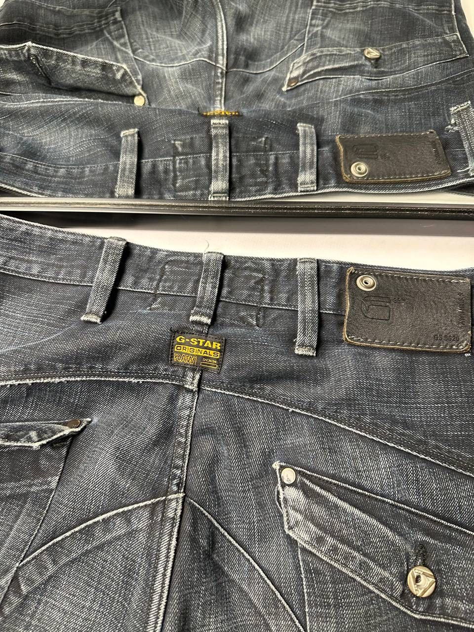 G-Star 90s Vintage Distressed Washed G Star Jean Y2K Japanese Fit Size US 32 / EU 48 - 13 Thumbnail