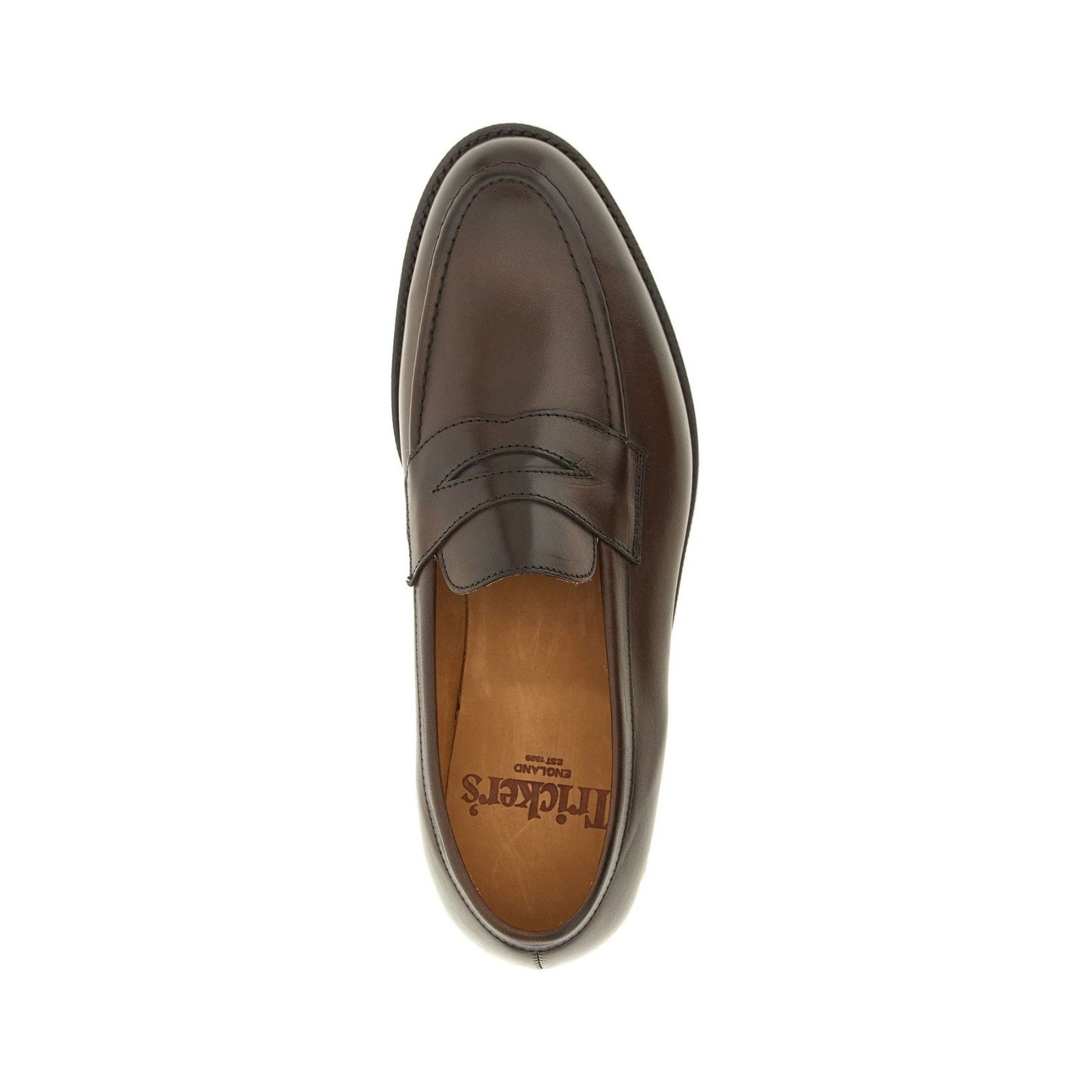 Tricker's Tricker's Haward Brown Leather Loafers New & Authentic (Men' Size US 10.5 / EU 43-44 - 4 Thumbnail