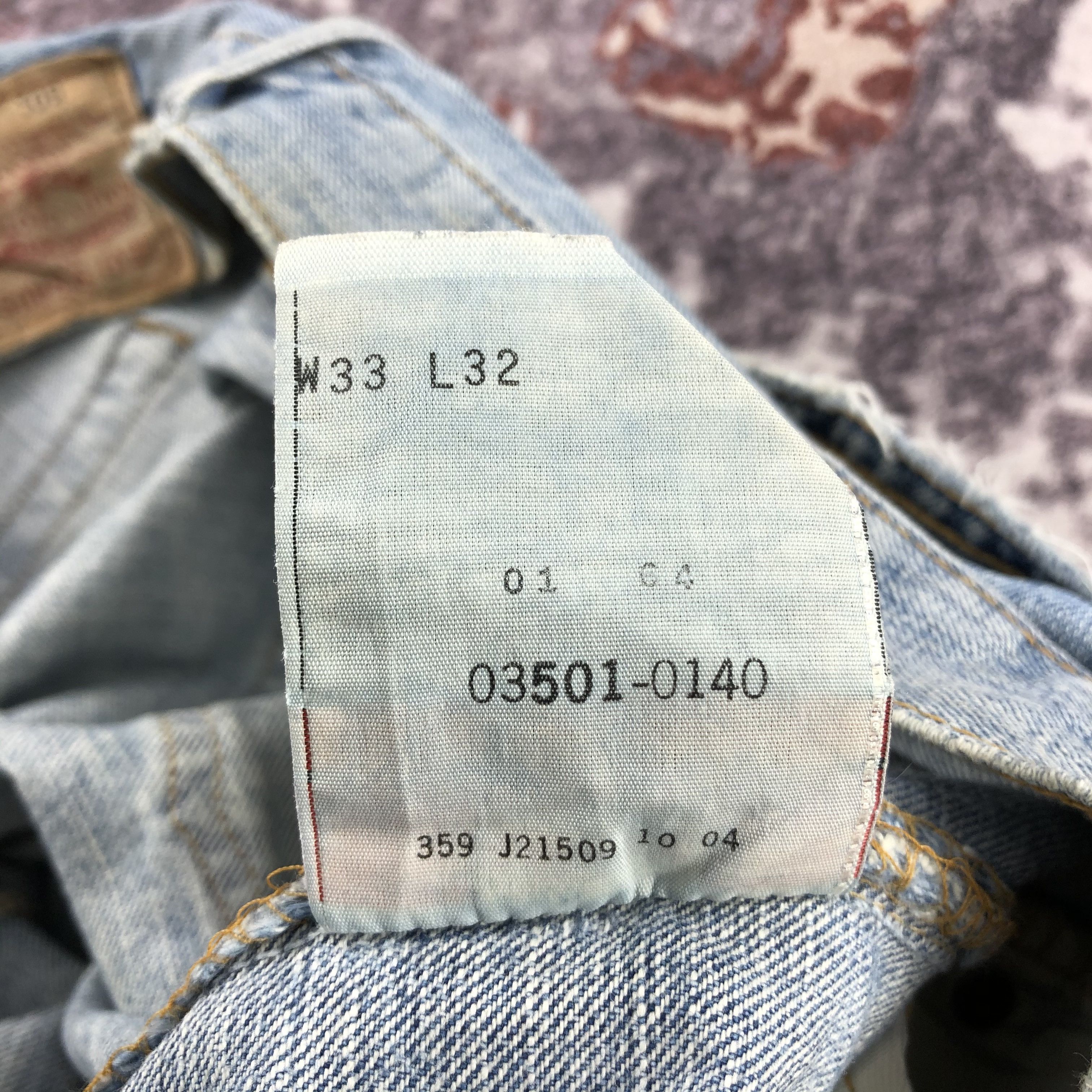 Levi's × Vintage 90s Vintage Light Wash Levis 501 Jeans-JM2222 Size US 34 / EU 50 - 16 Thumbnail