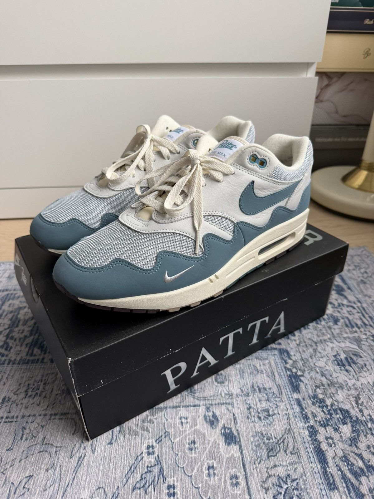 Patta x Nike Air Max 1 Waves “Noise Blue” Size 12